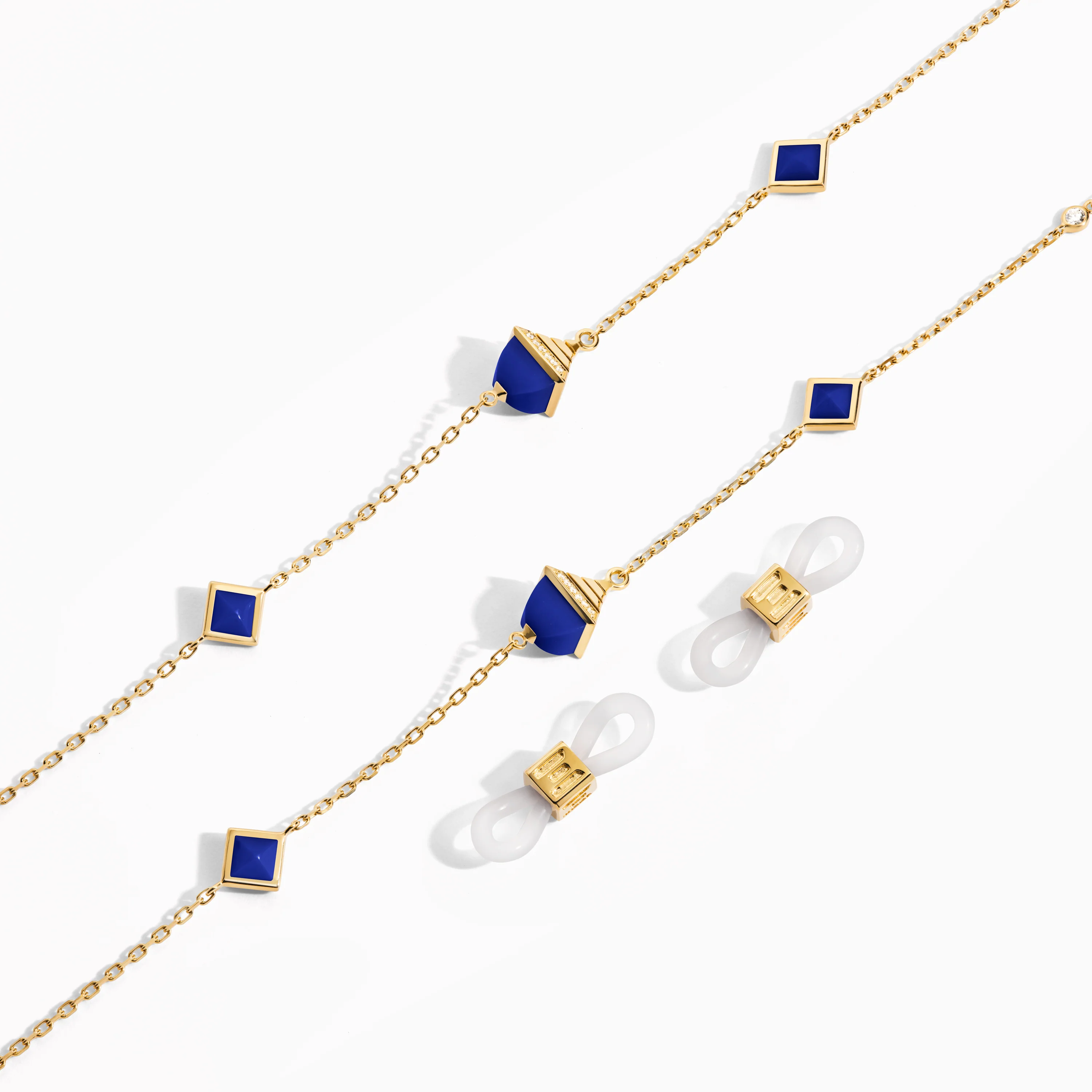 Cleo Convertible Long Necklace / Eye Glass Chain - Image 13