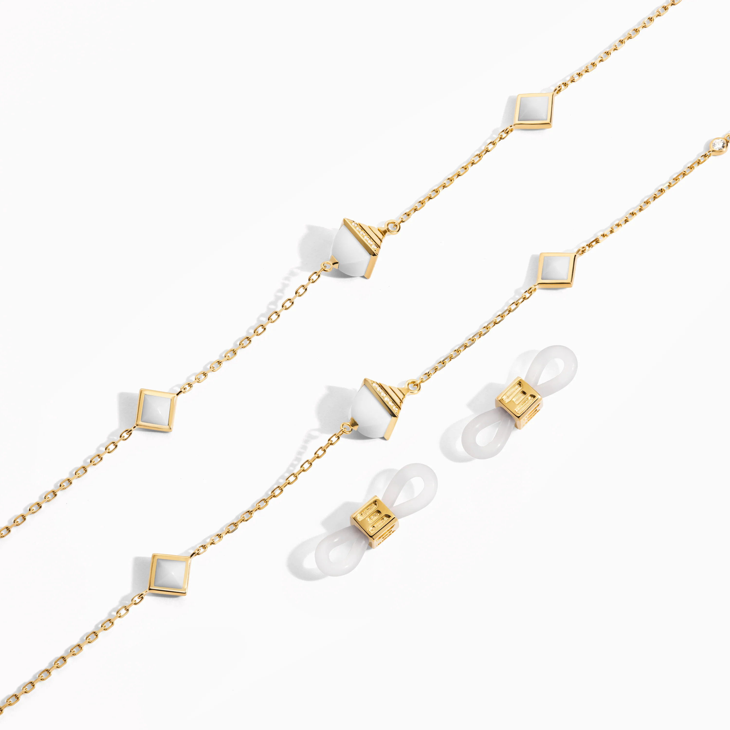 Cleo Convertible Long Necklace / Eye Glass Chain - Image 2