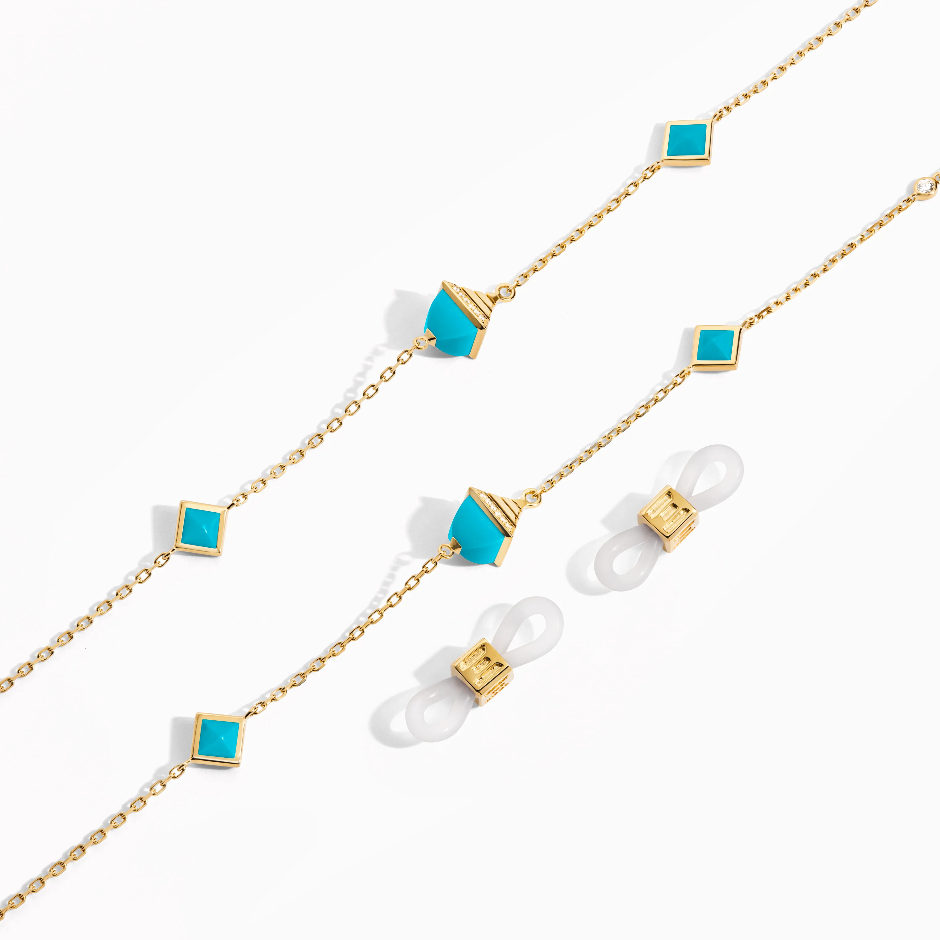 Cleo Convertible Long Necklace / Eye Glass Chain - Image 7