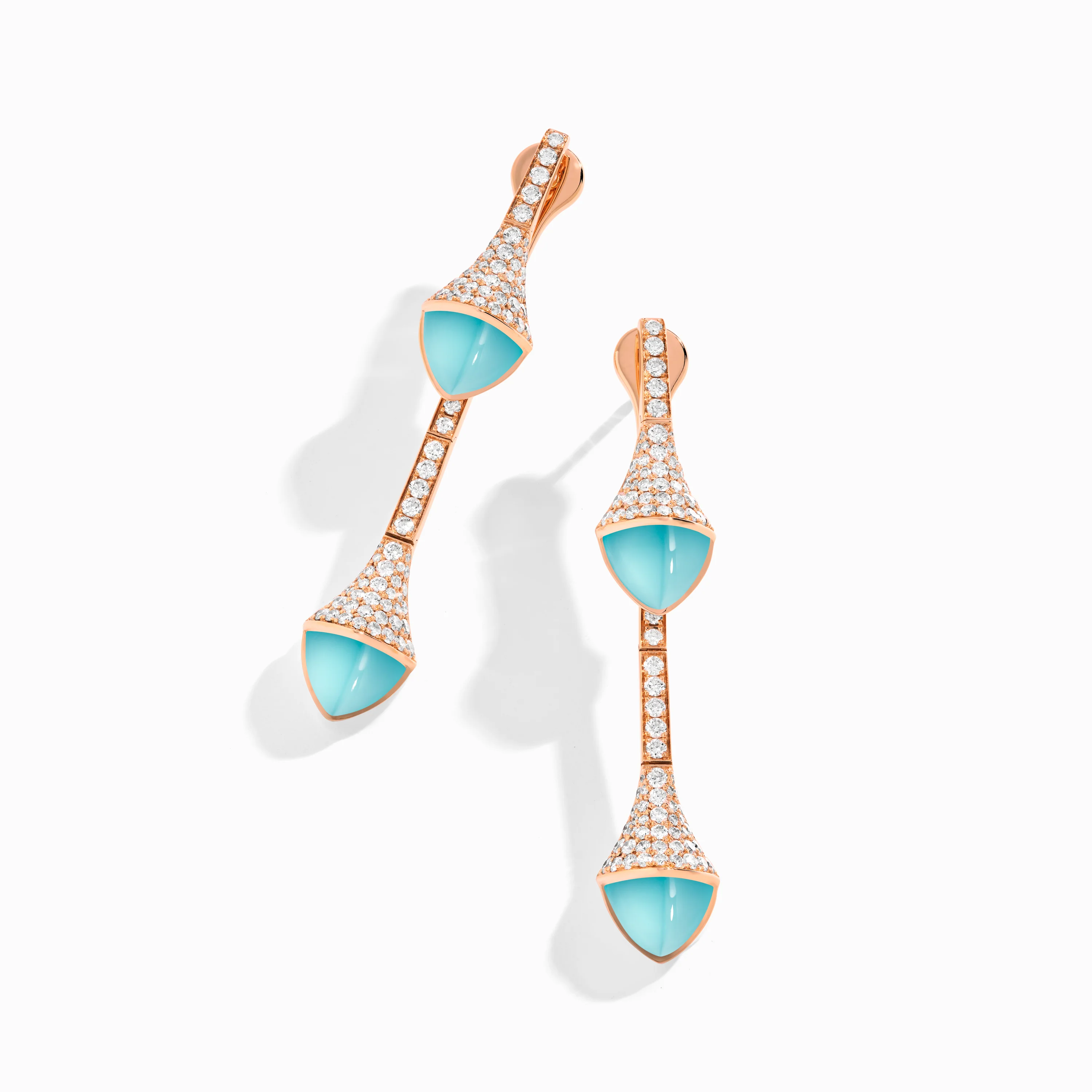 Cleo Diamond Drop Earrings - Image 5