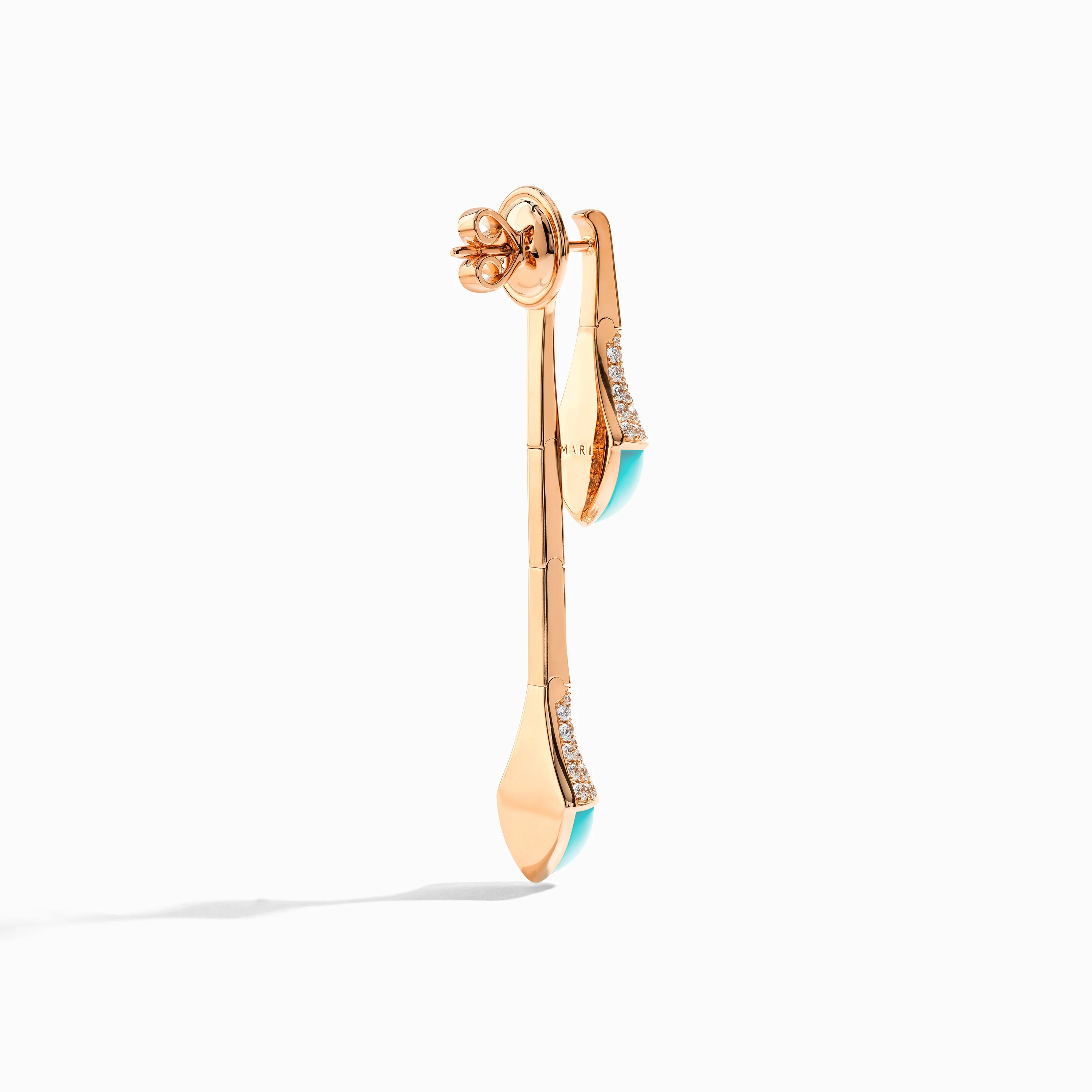 Cleo Diamond Drop Earrings - Image 7