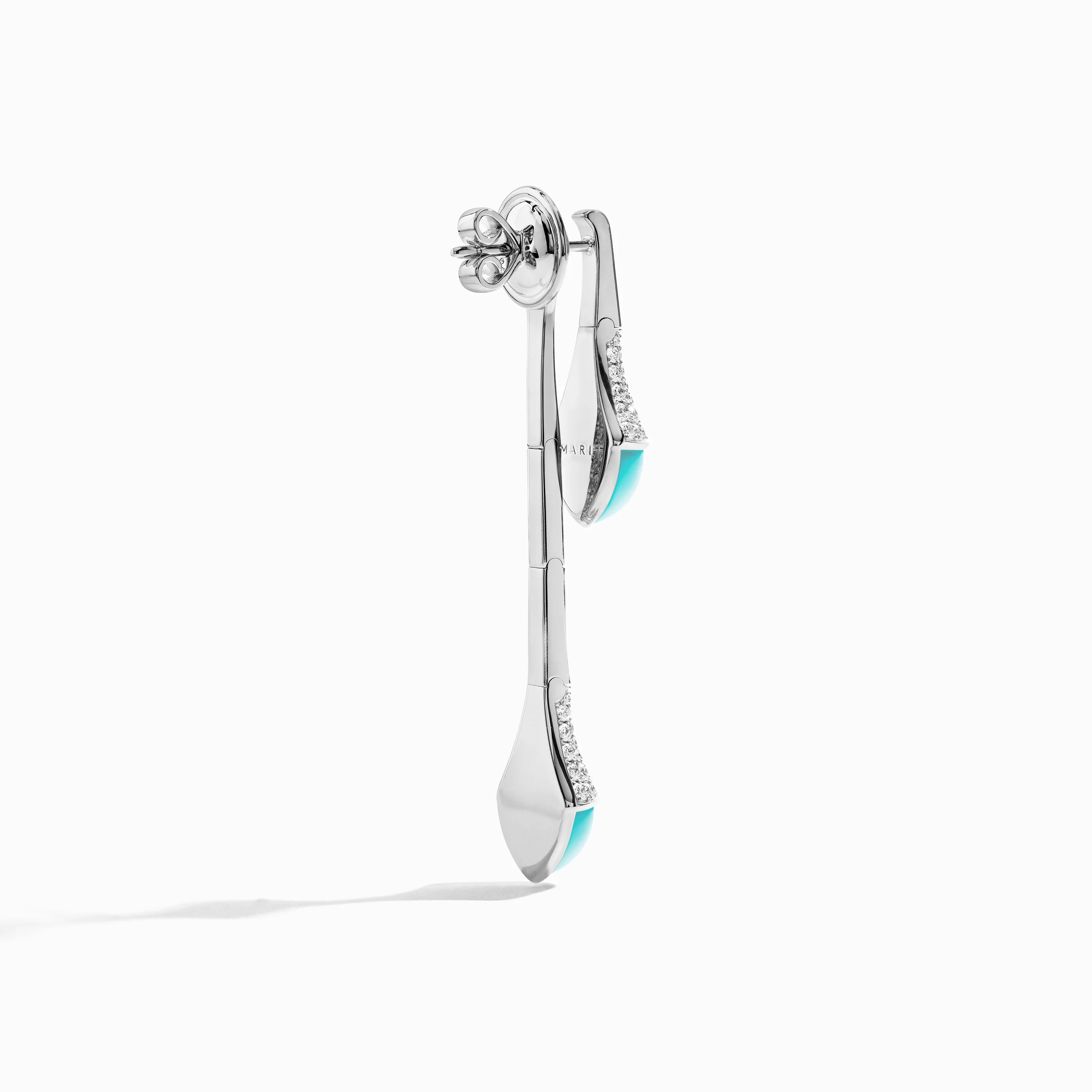 Cleo Diamond Drop Earrings - Image 10
