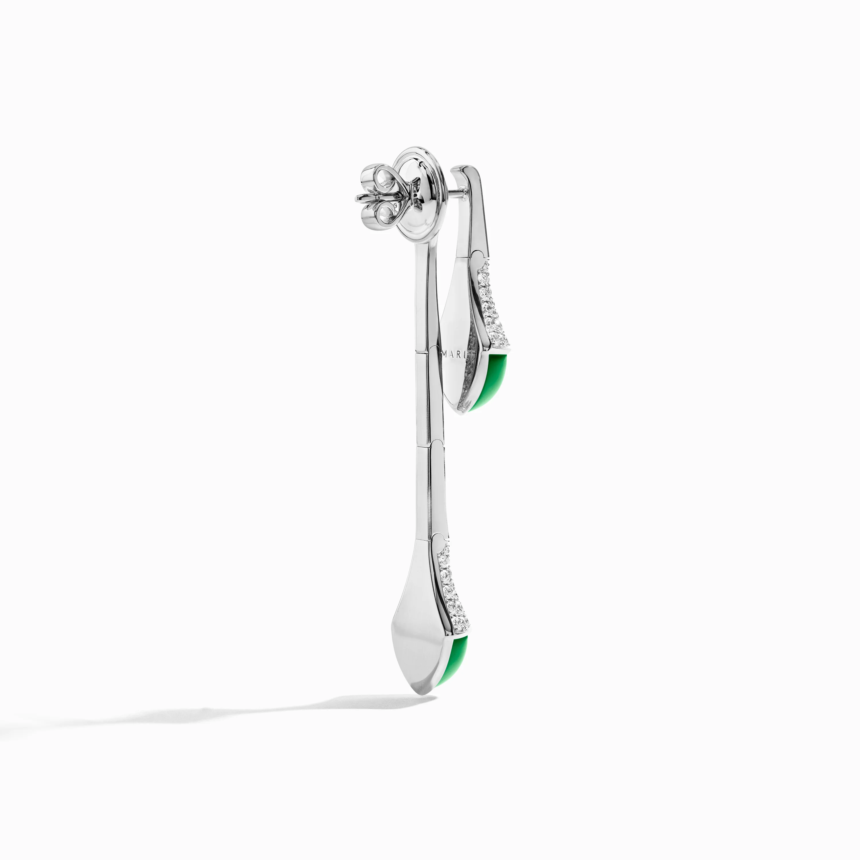 Cleo Diamond Drop Earrings - Image 3