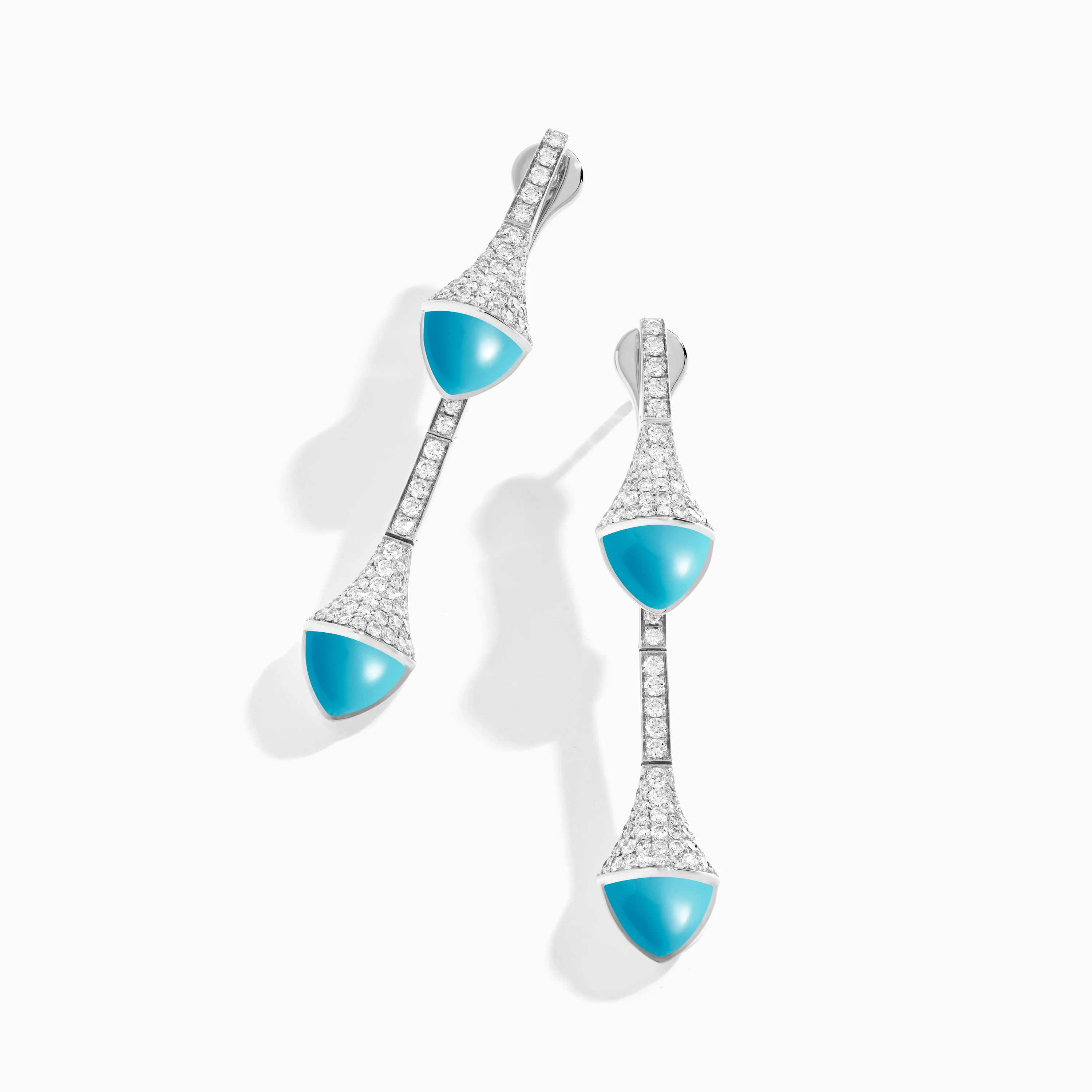Cleo Diamond Drop Earrings - Image 32