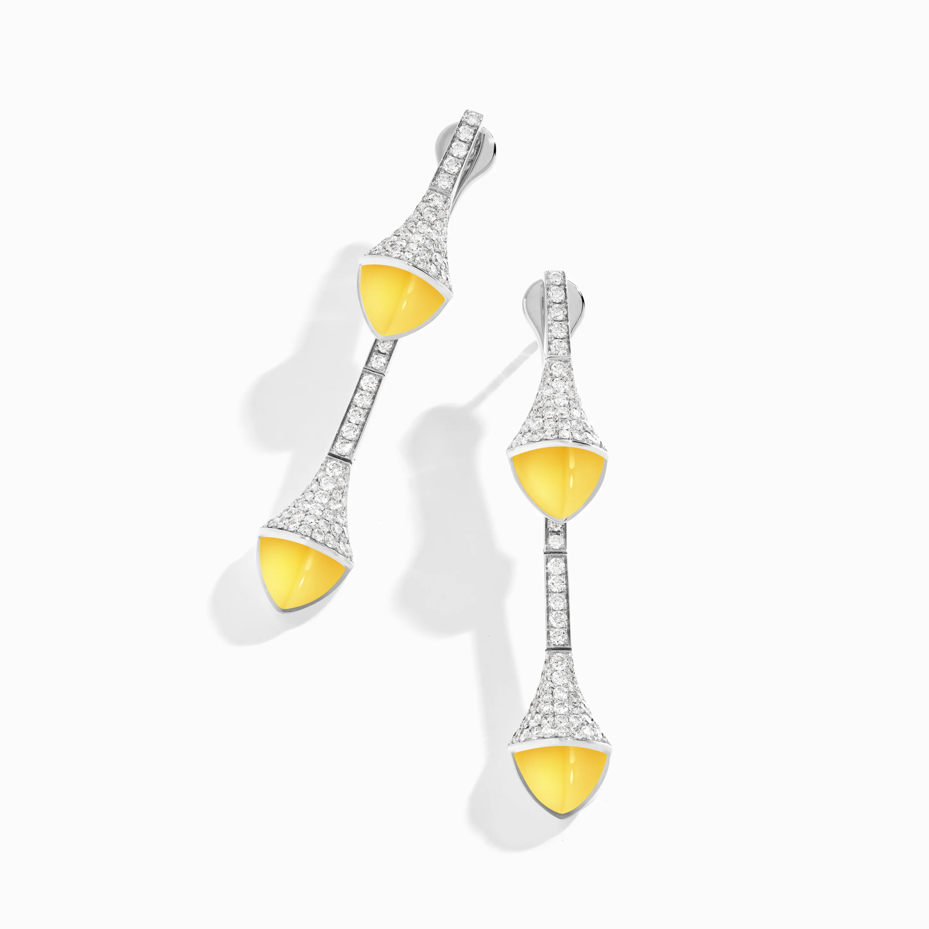Cleo Diamond Drop Earrings - Image 35