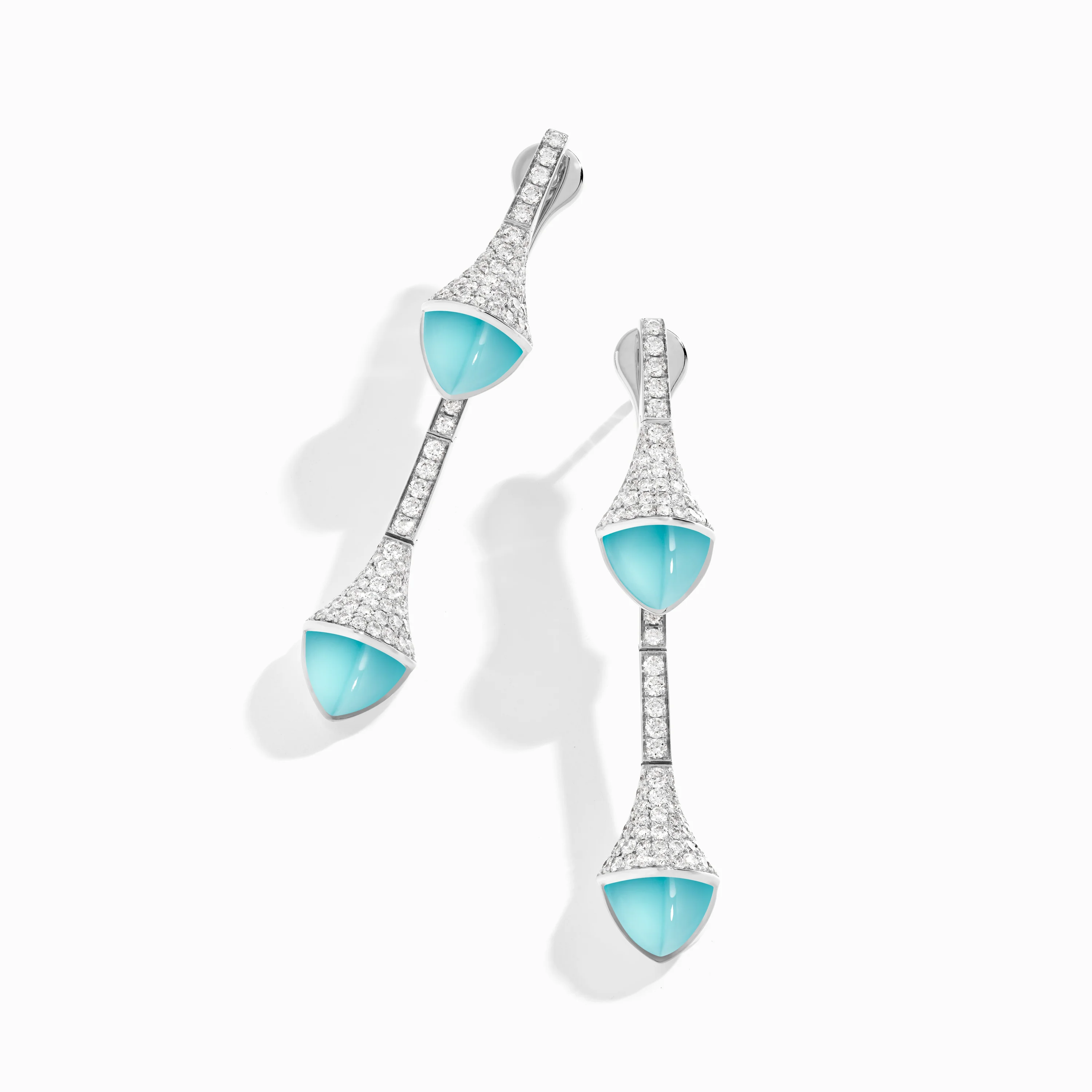 Cleo Diamond Drop Earrings - Image 8