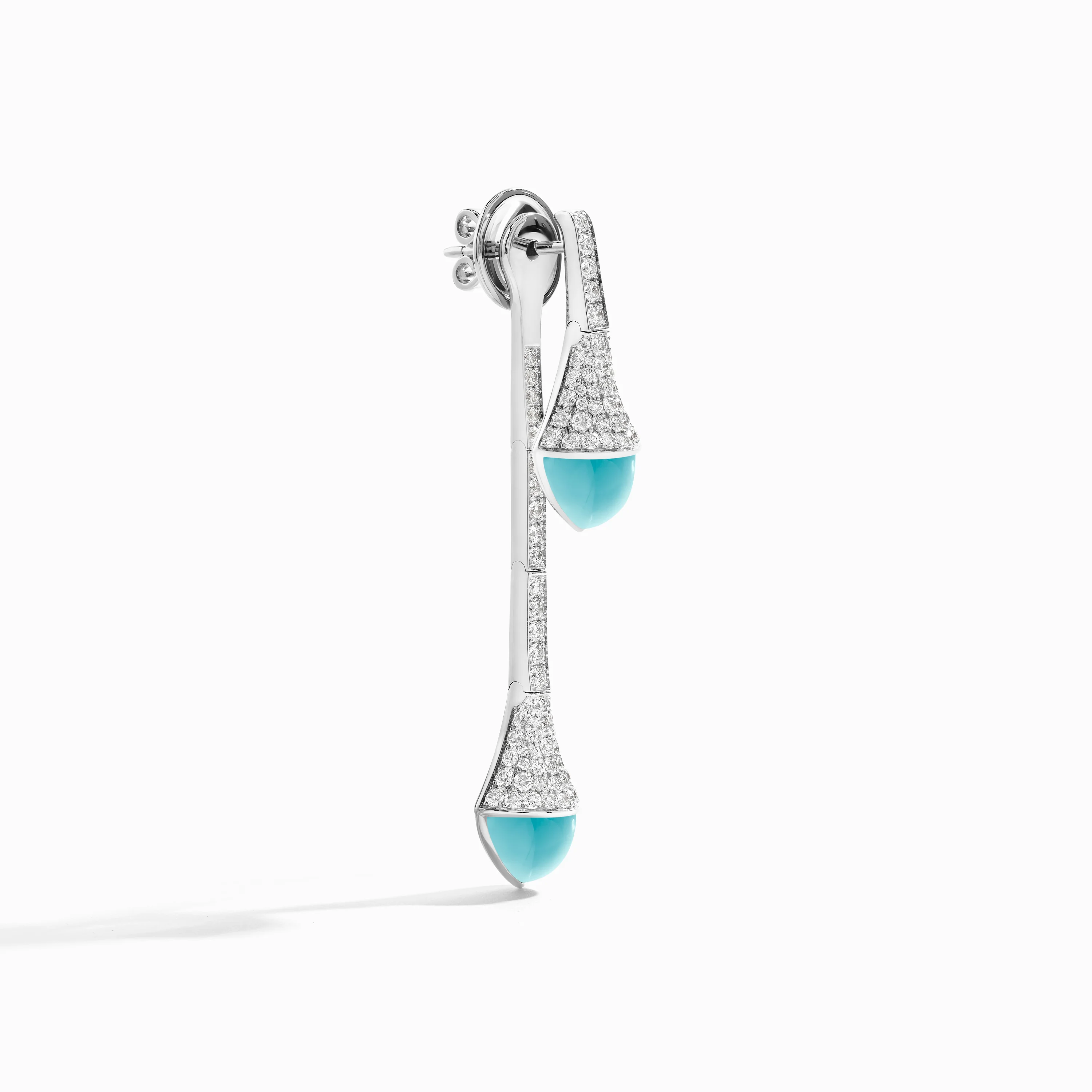 Cleo Diamond Drop Earrings - Image 9