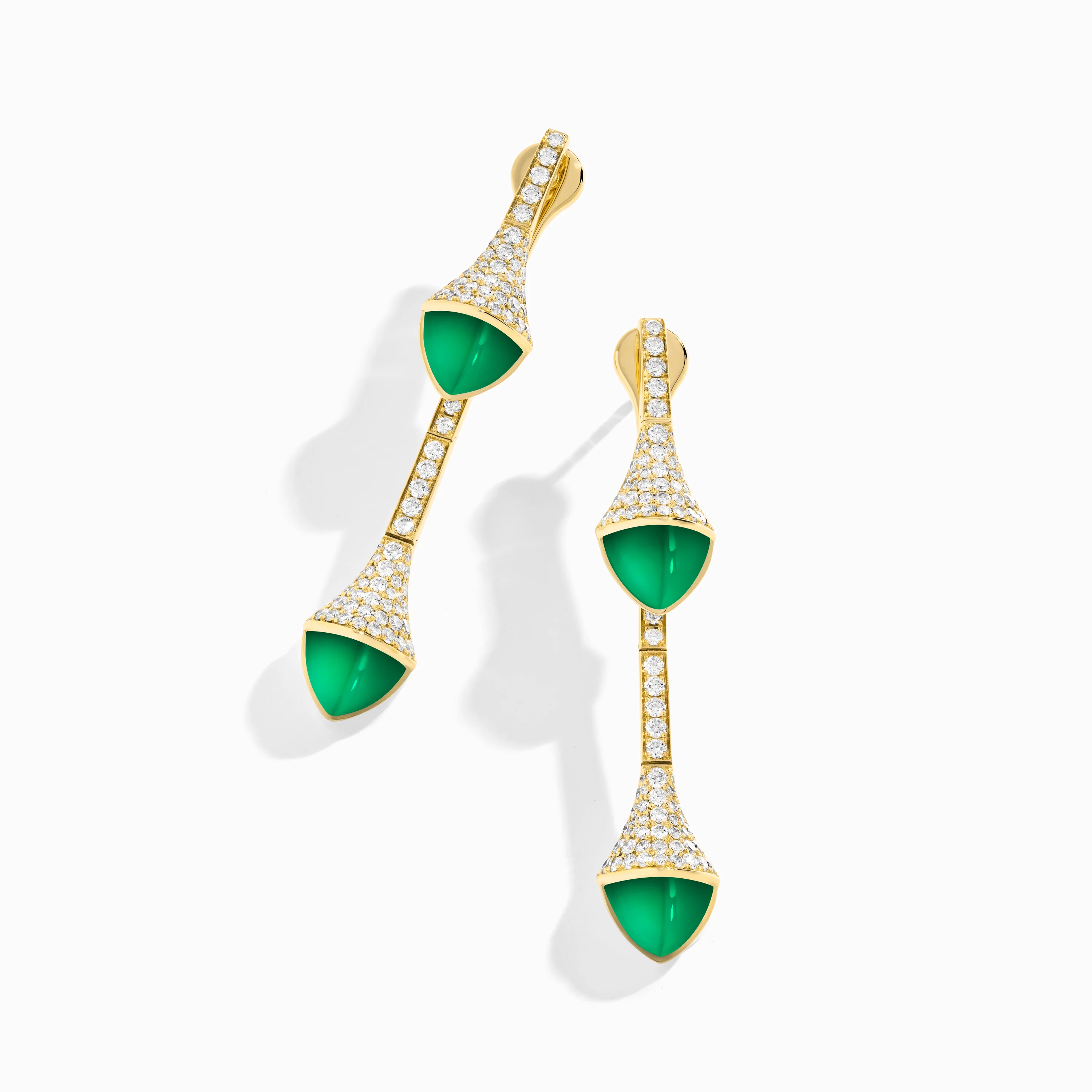 Cleo Diamond Drop Earrings - Image 5