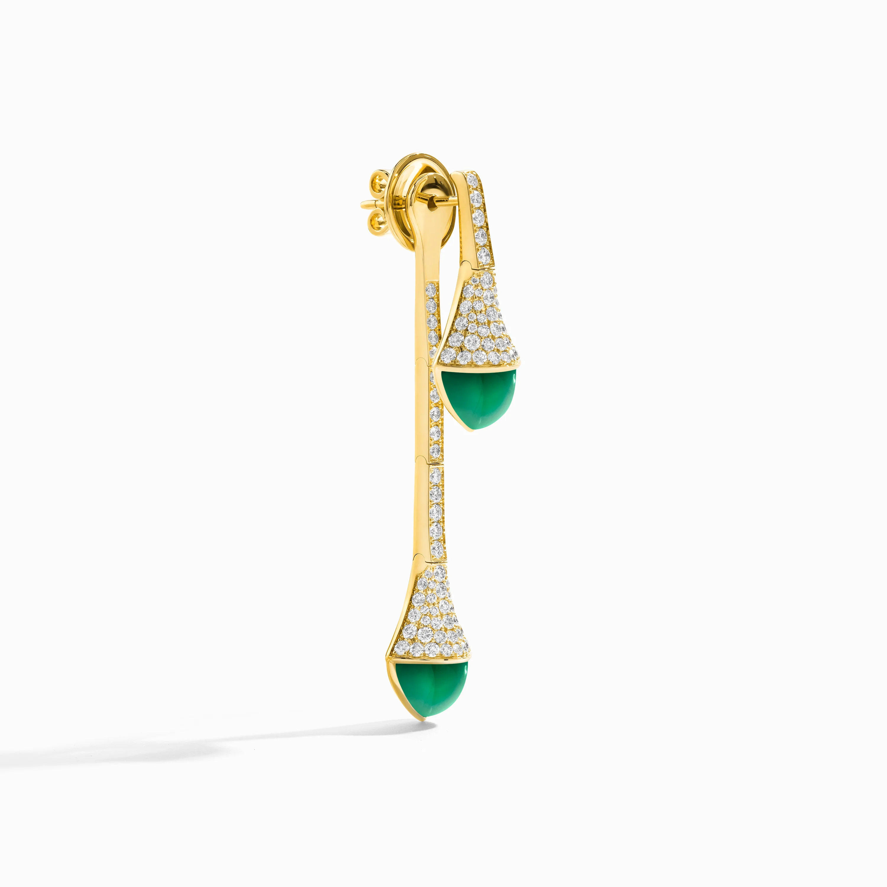 Cleo Diamond Drop Earrings - Image 6