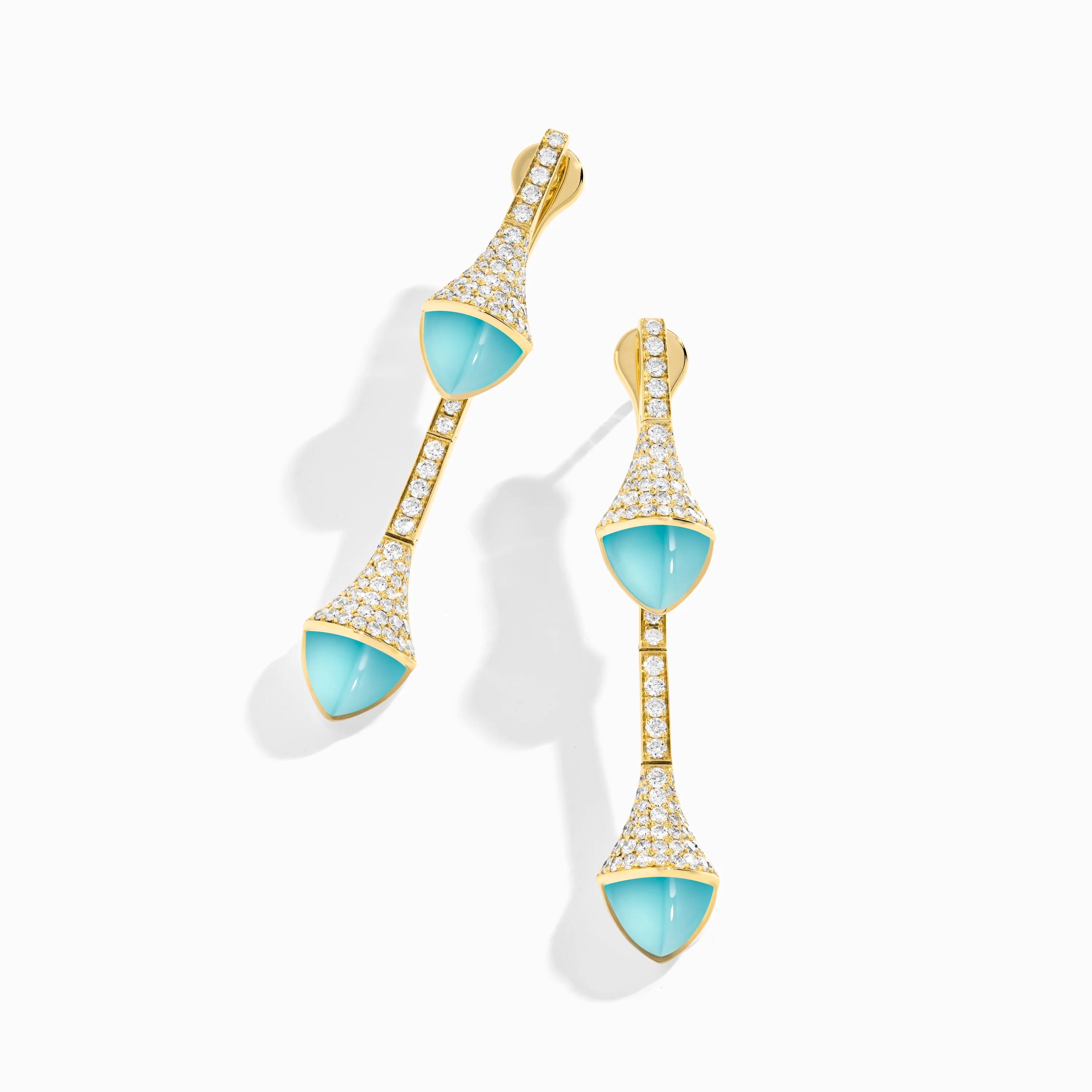 Cleo Diamond Drop Earrings - Image 8