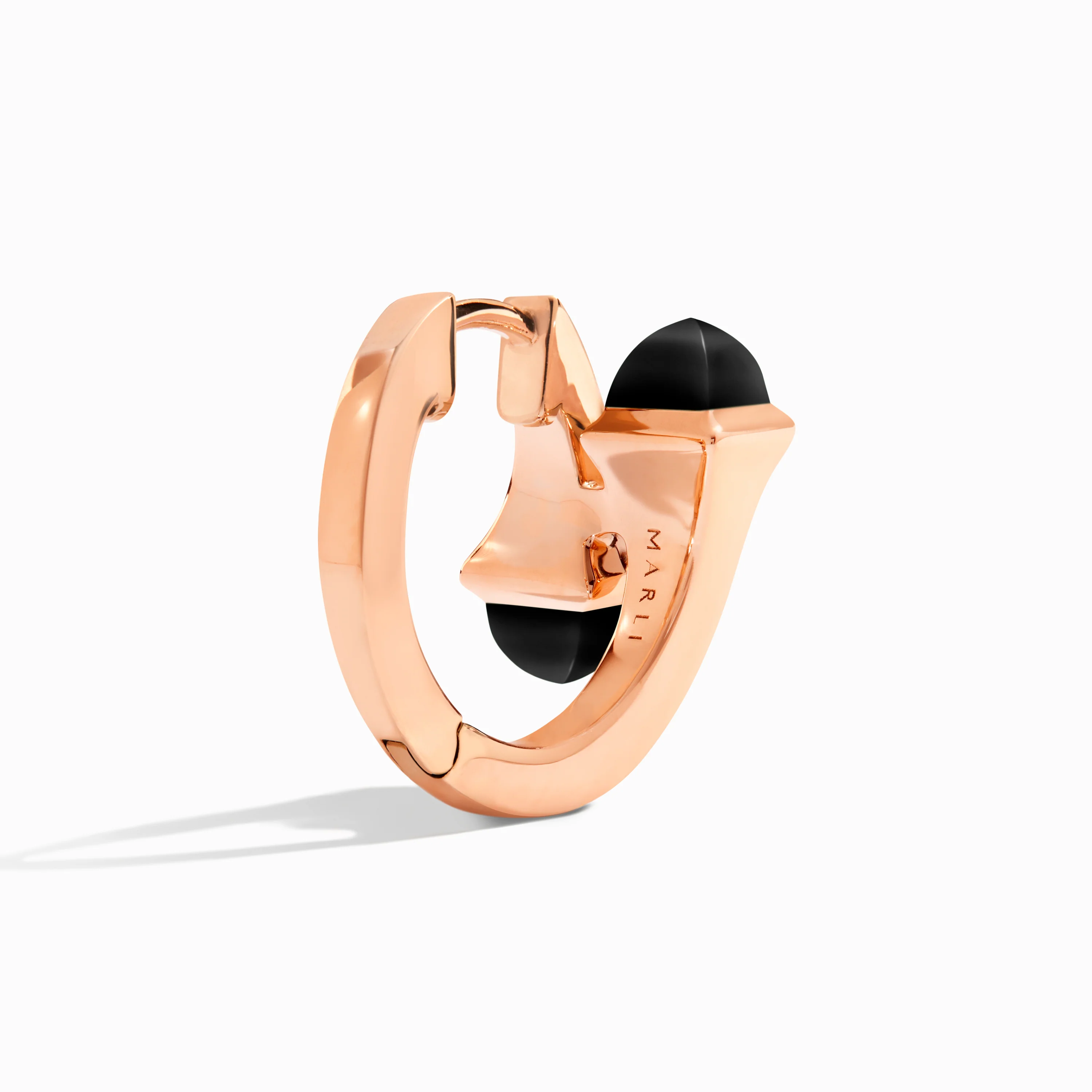 Cleo Diamond Huggie Earrings - Image 3