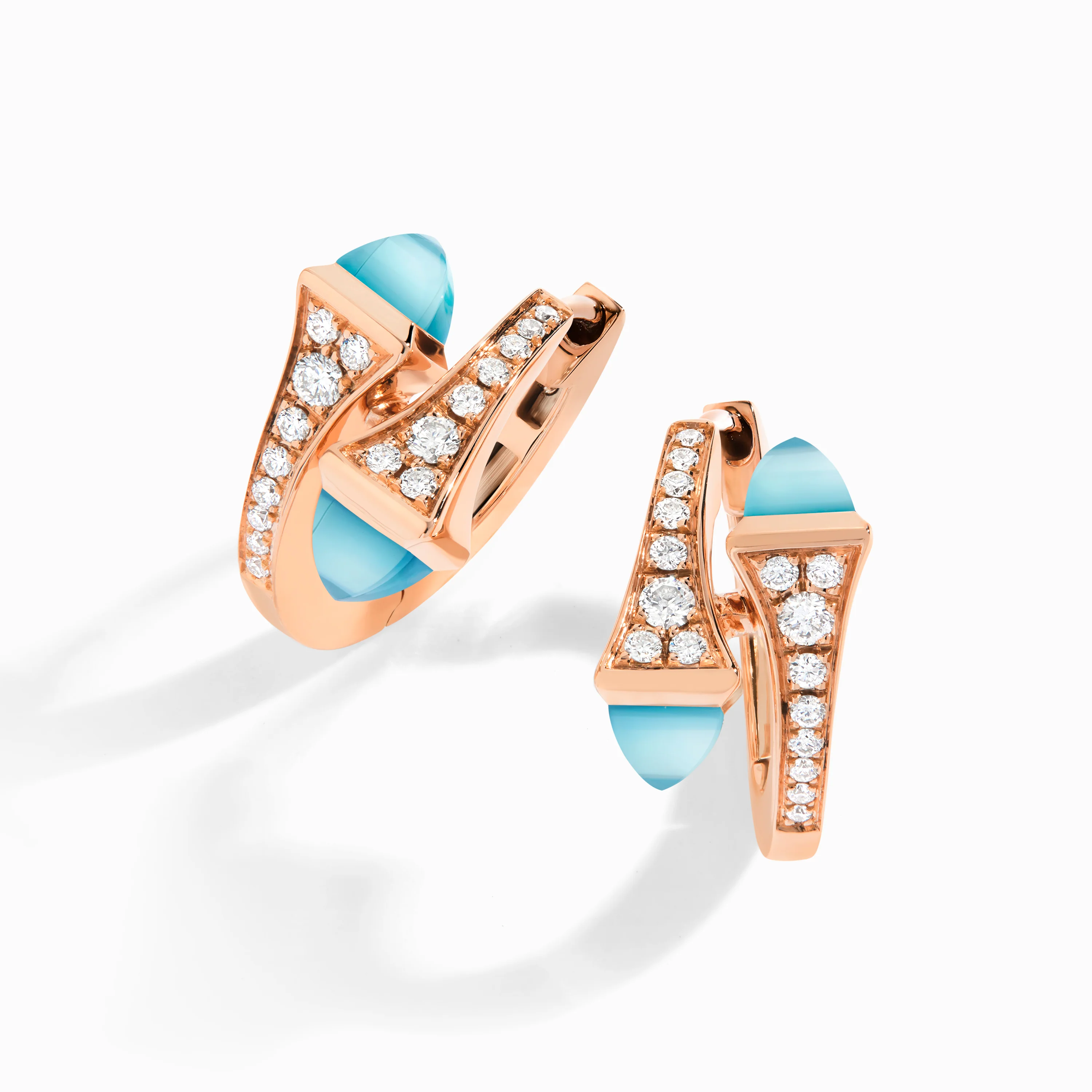 Cleo Diamond Huggie Earrings - Image 4