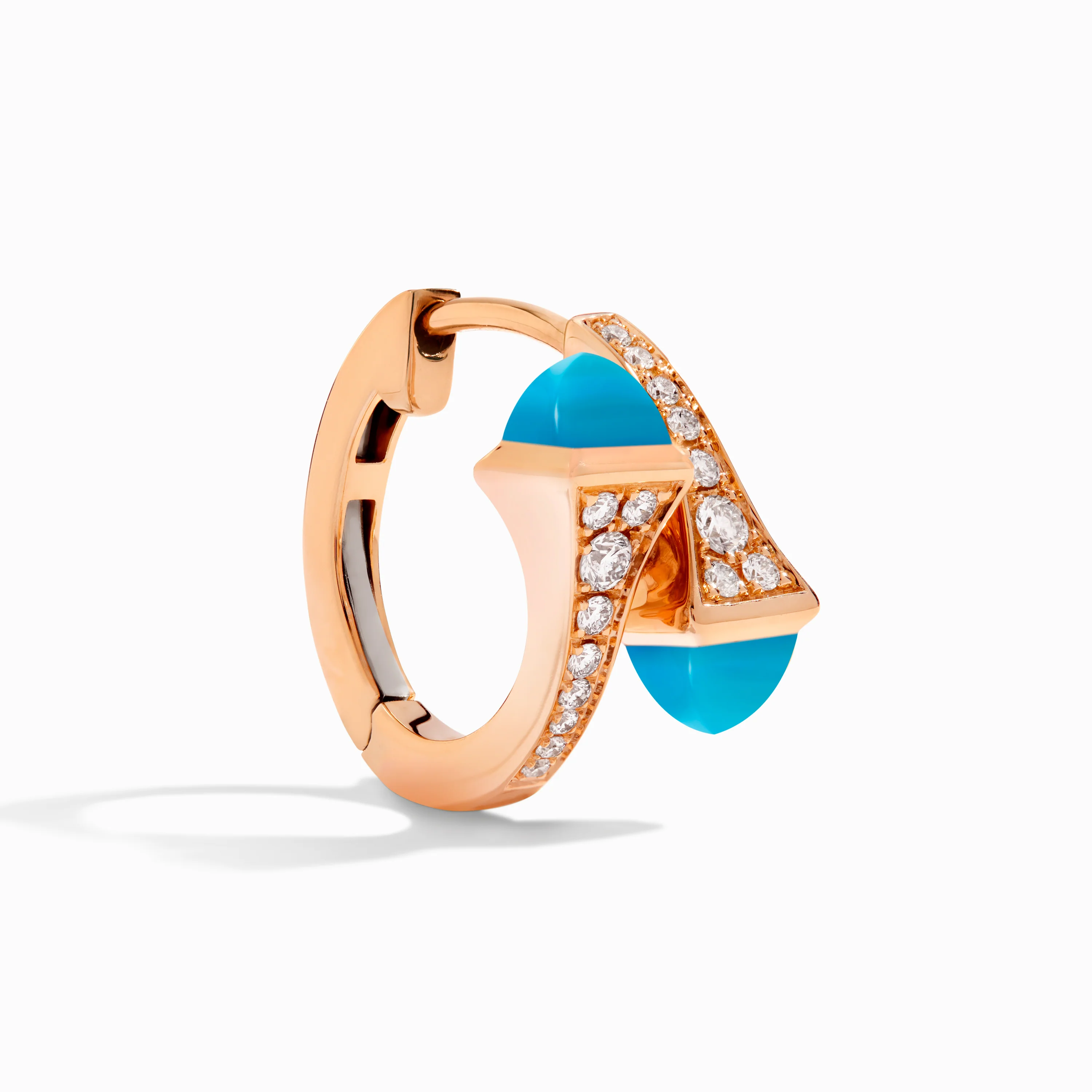 Cleo Diamond Huggie Earrings - Image 9