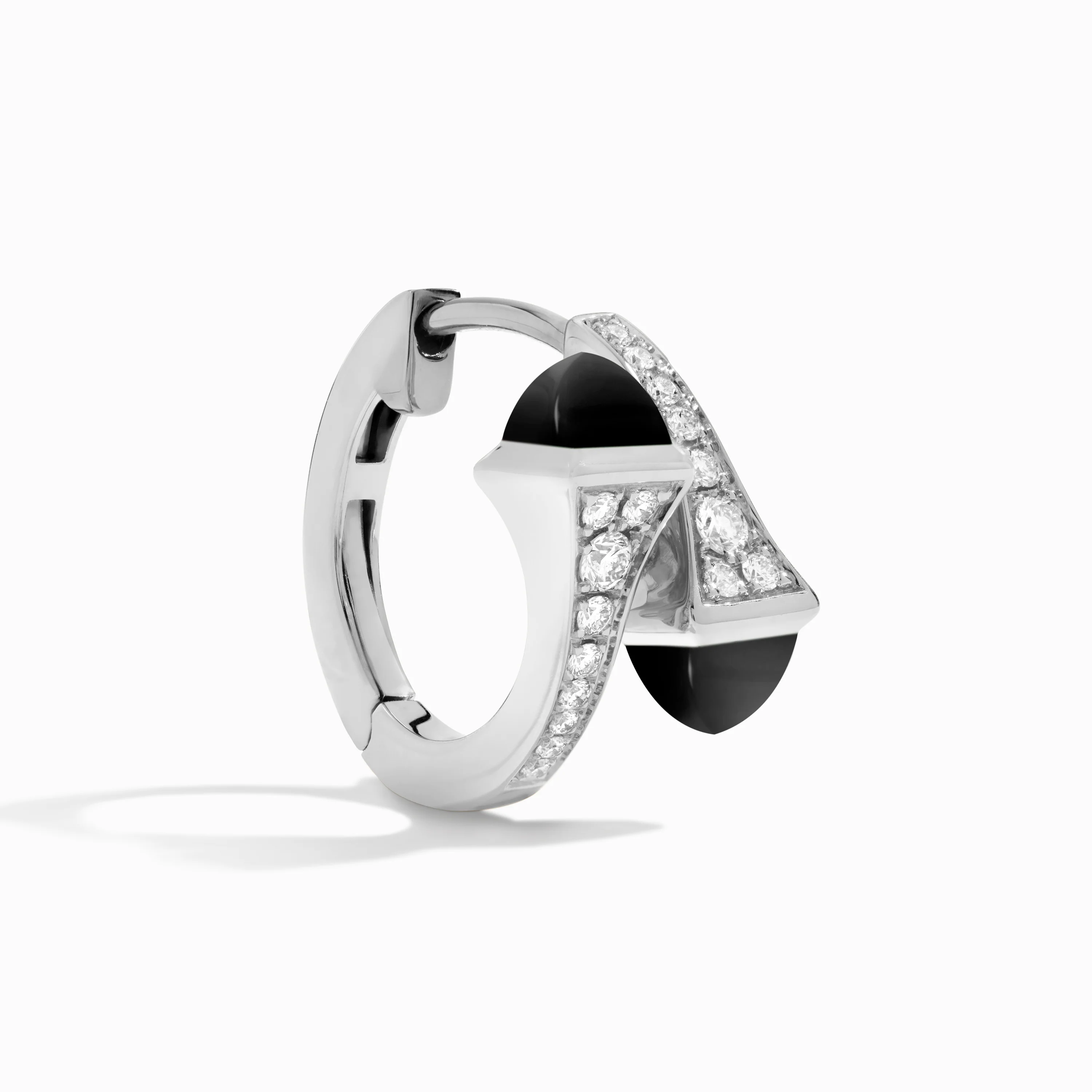 Cleo Diamond Huggie Earrings - Image 11