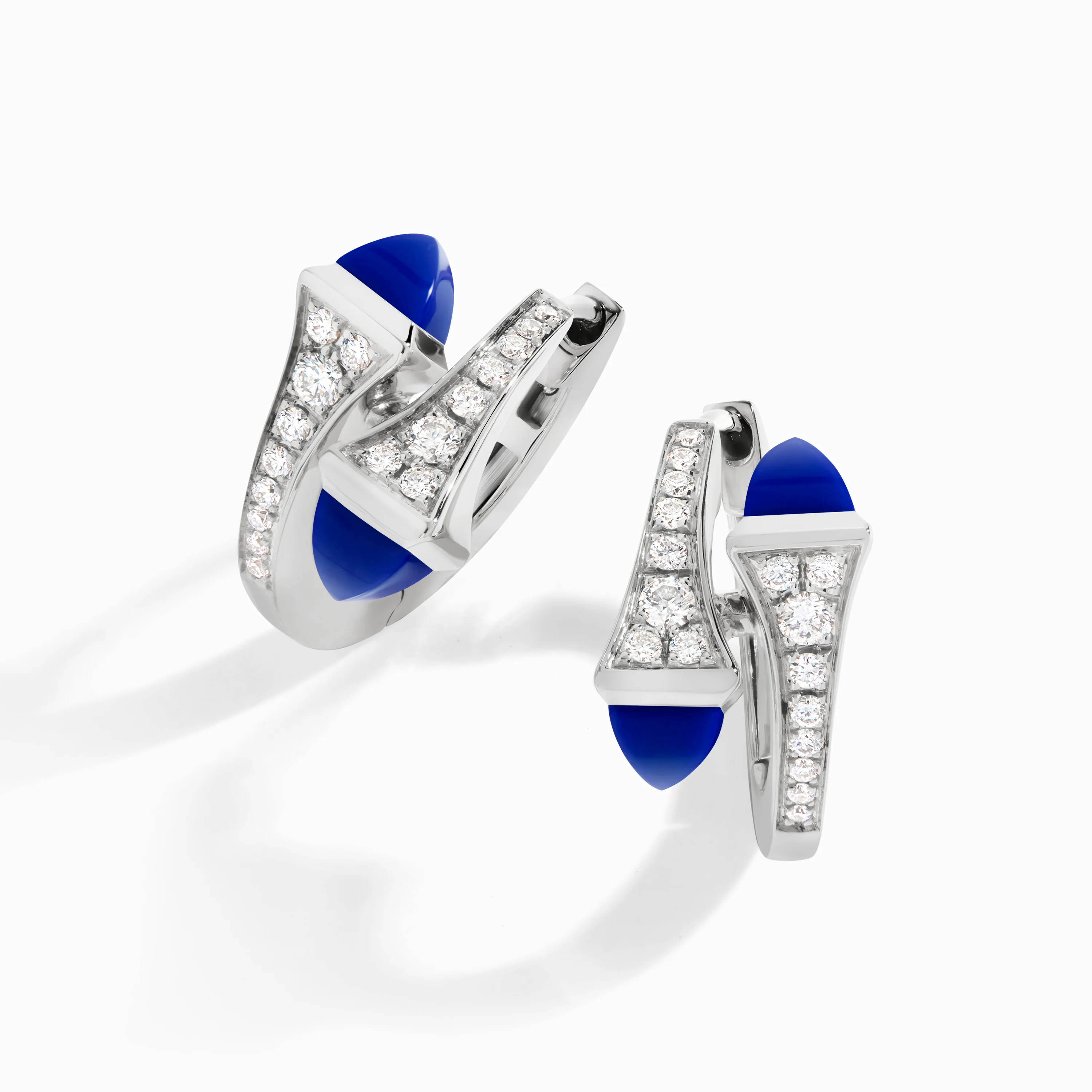 Cleo Diamond Huggie Earrings - Image 13