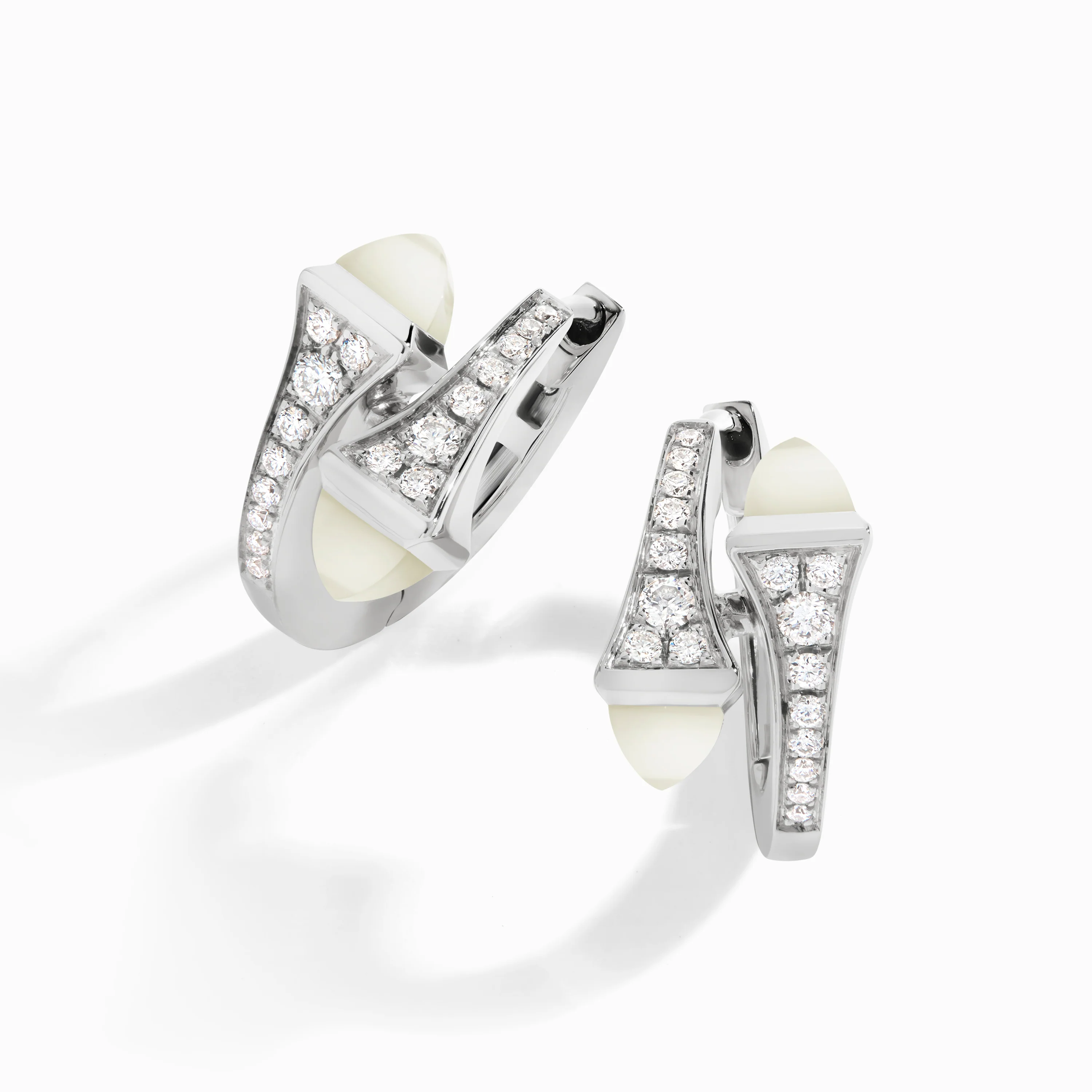 Cleo Diamond Huggie Earrings - Image 16
