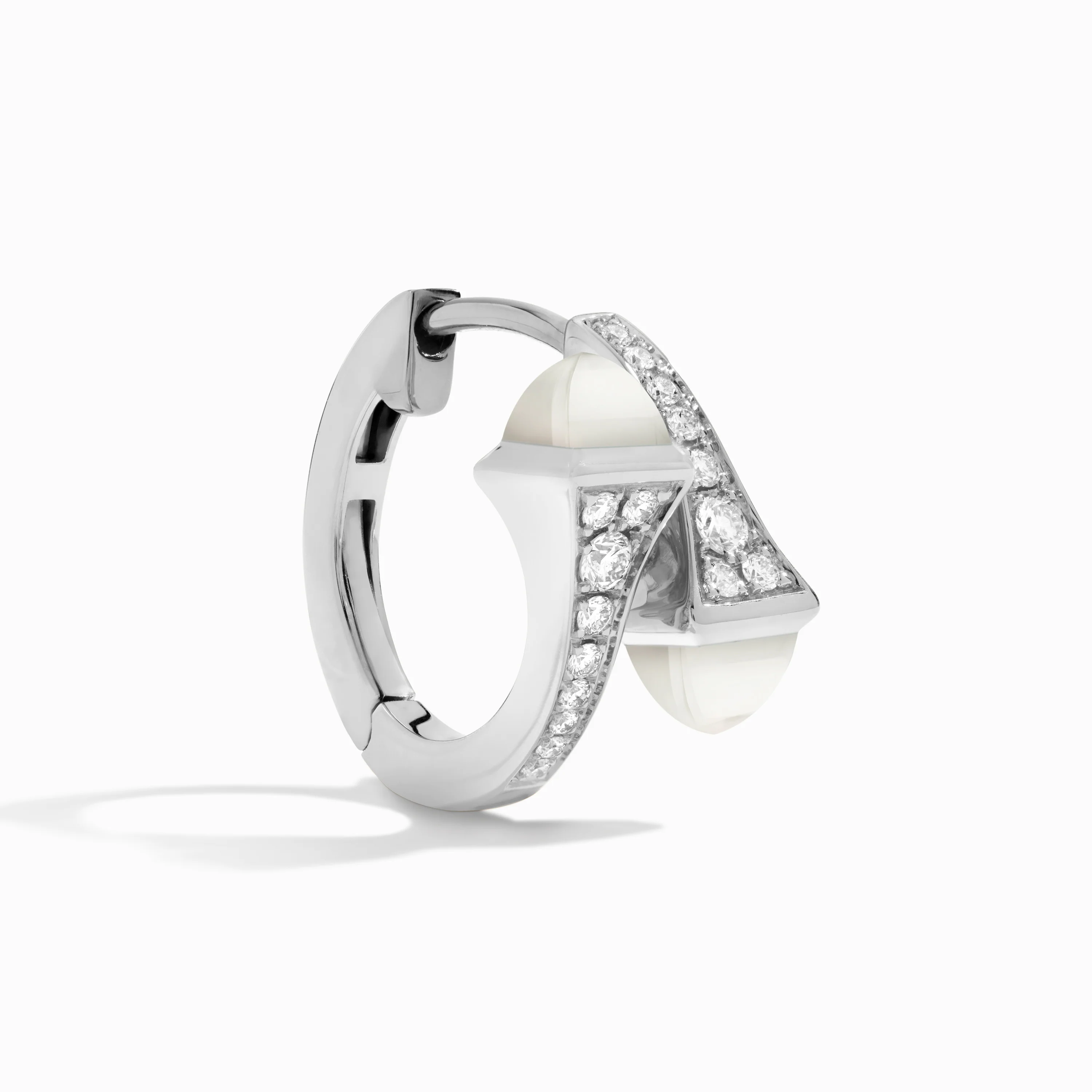 Cleo Diamond Huggie Earrings - Image 17