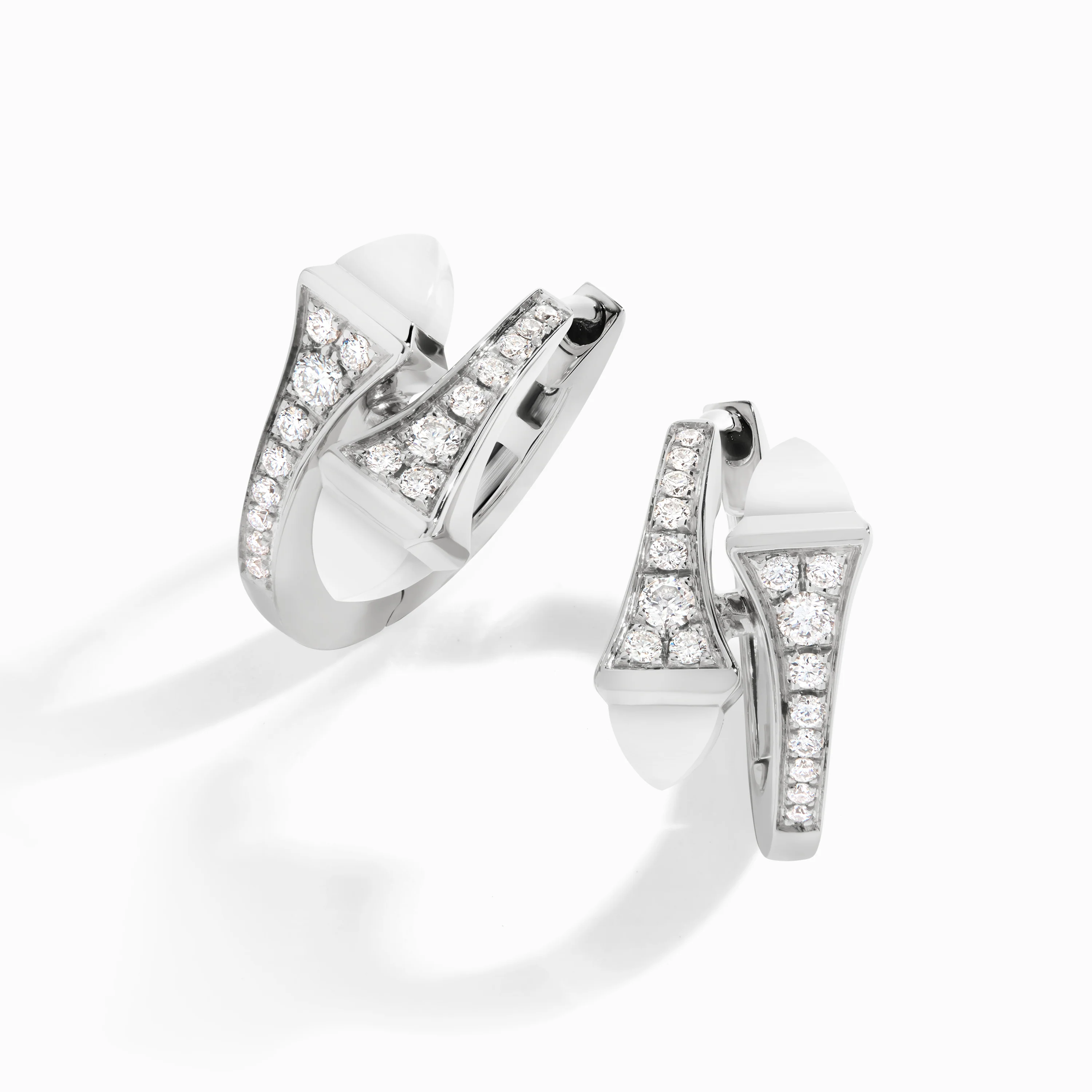 Cleo Diamond Huggie Earrings - Image 31