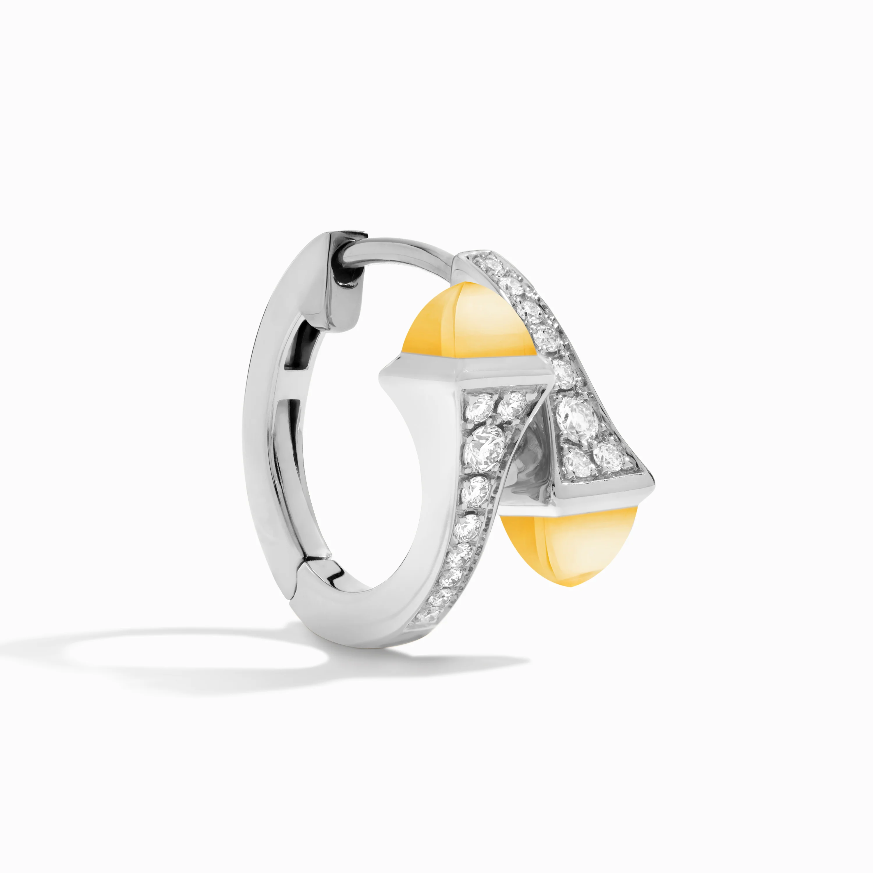 Cleo Diamond Huggie Earrings - Image 35