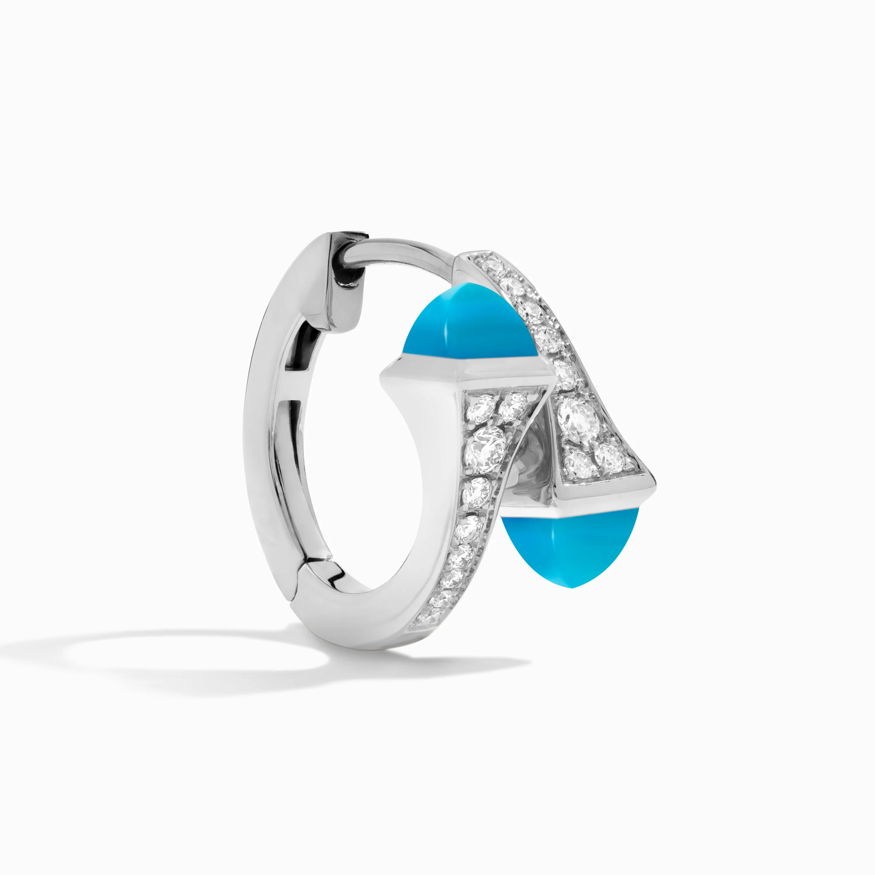 Cleo Diamond Huggie Earrings - Image 5