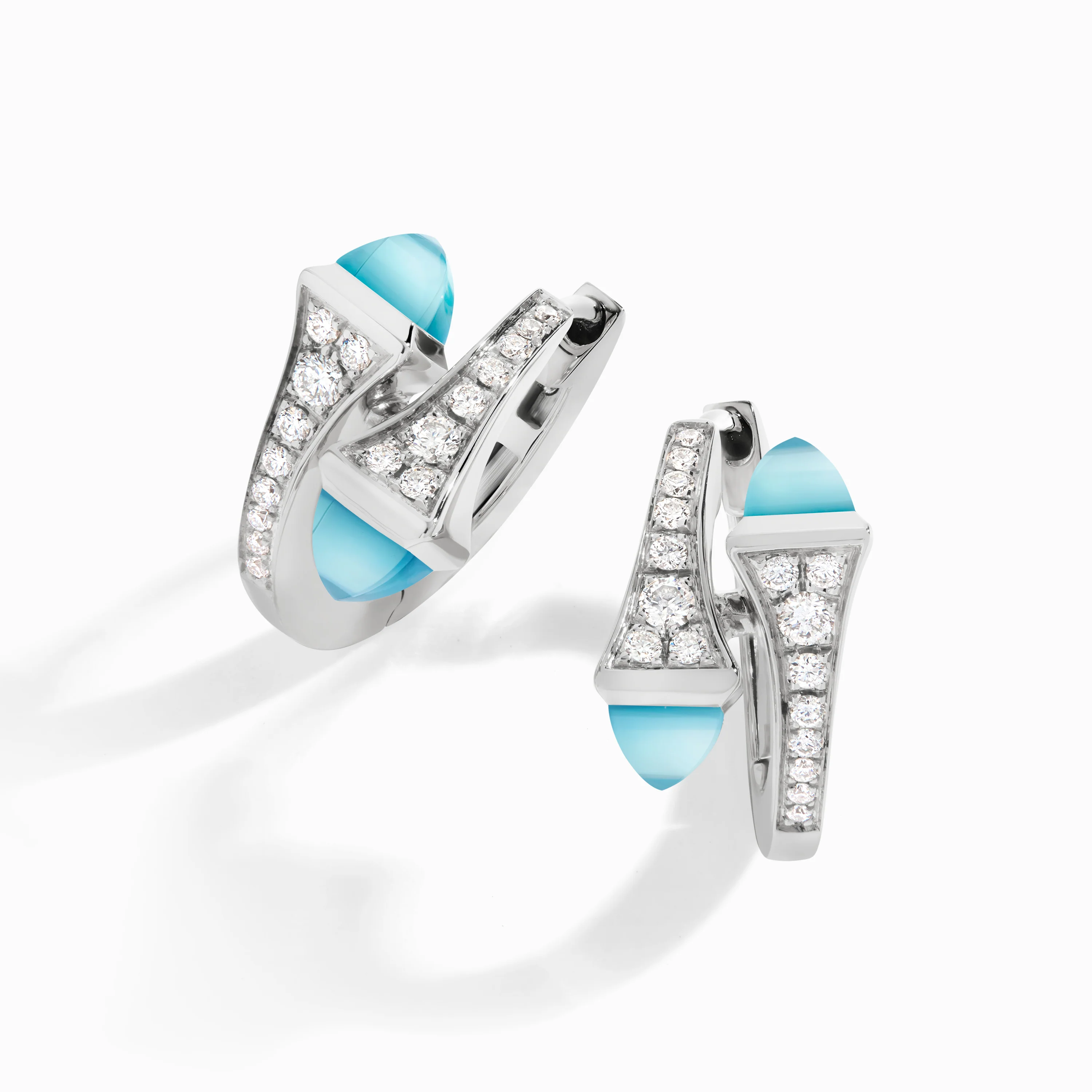 Cleo Diamond Huggie Earrings - Image 7