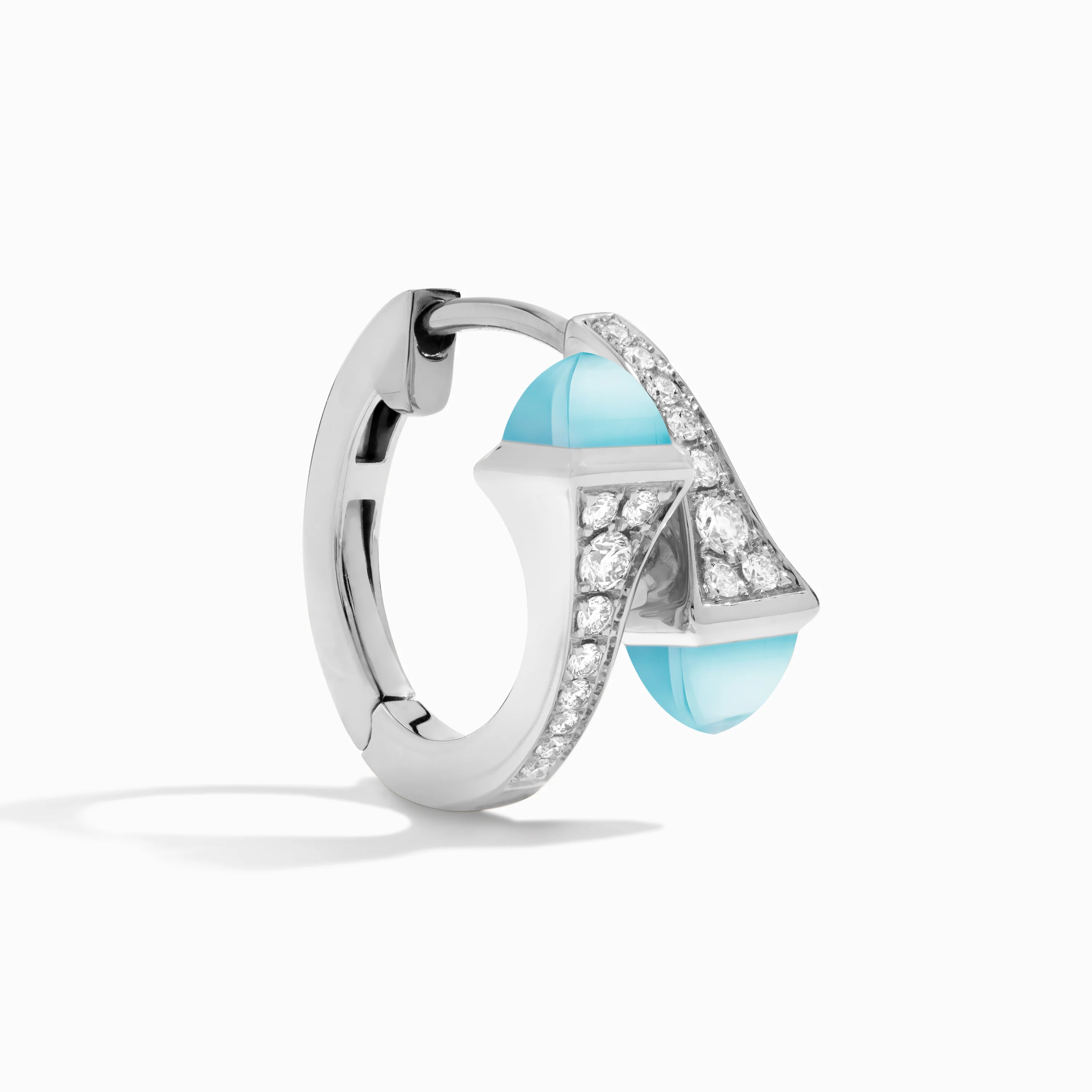 Cleo Diamond Huggie Earrings - Image 8