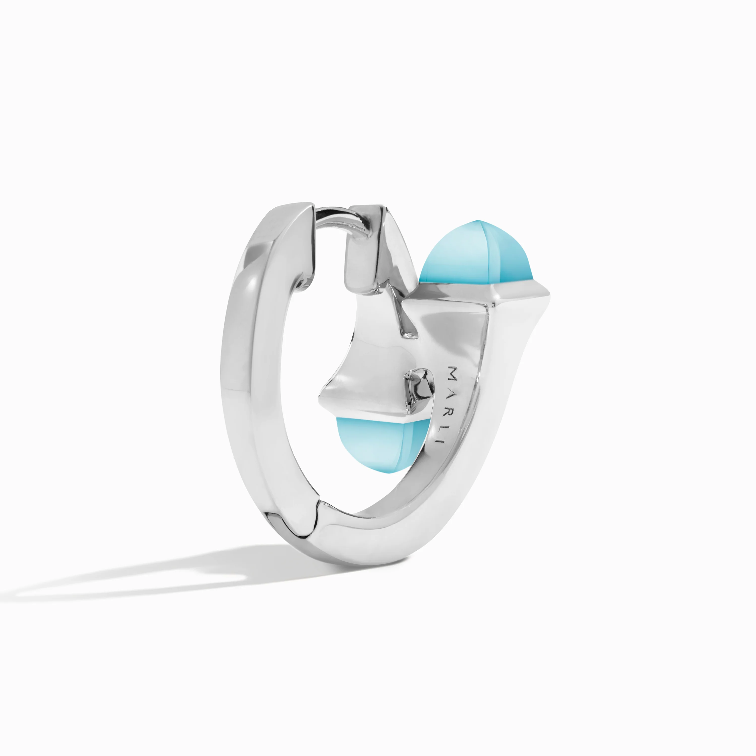 Cleo Diamond Huggie Earrings - Image 9
