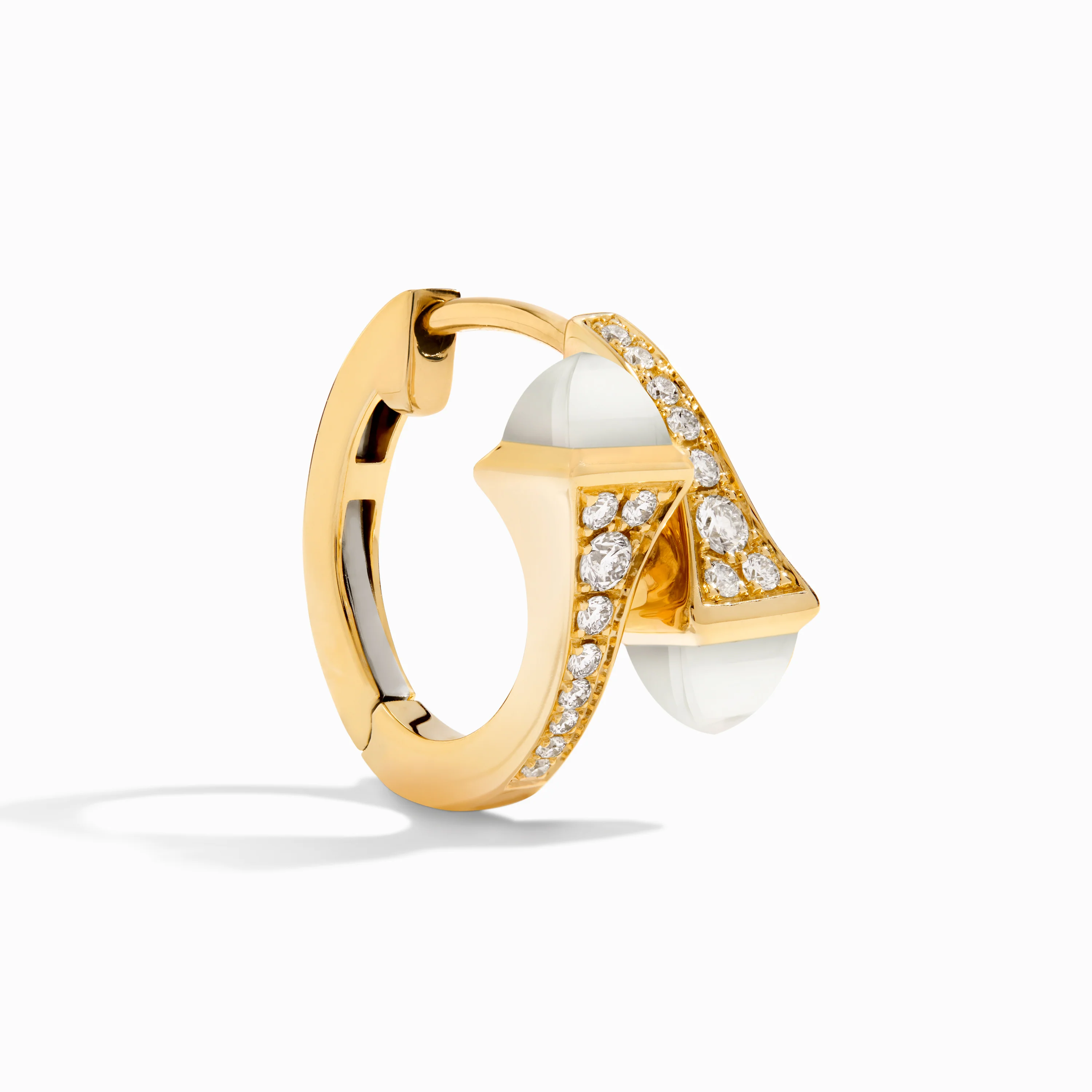 Cleo Diamond Huggie Earrings - Image 14