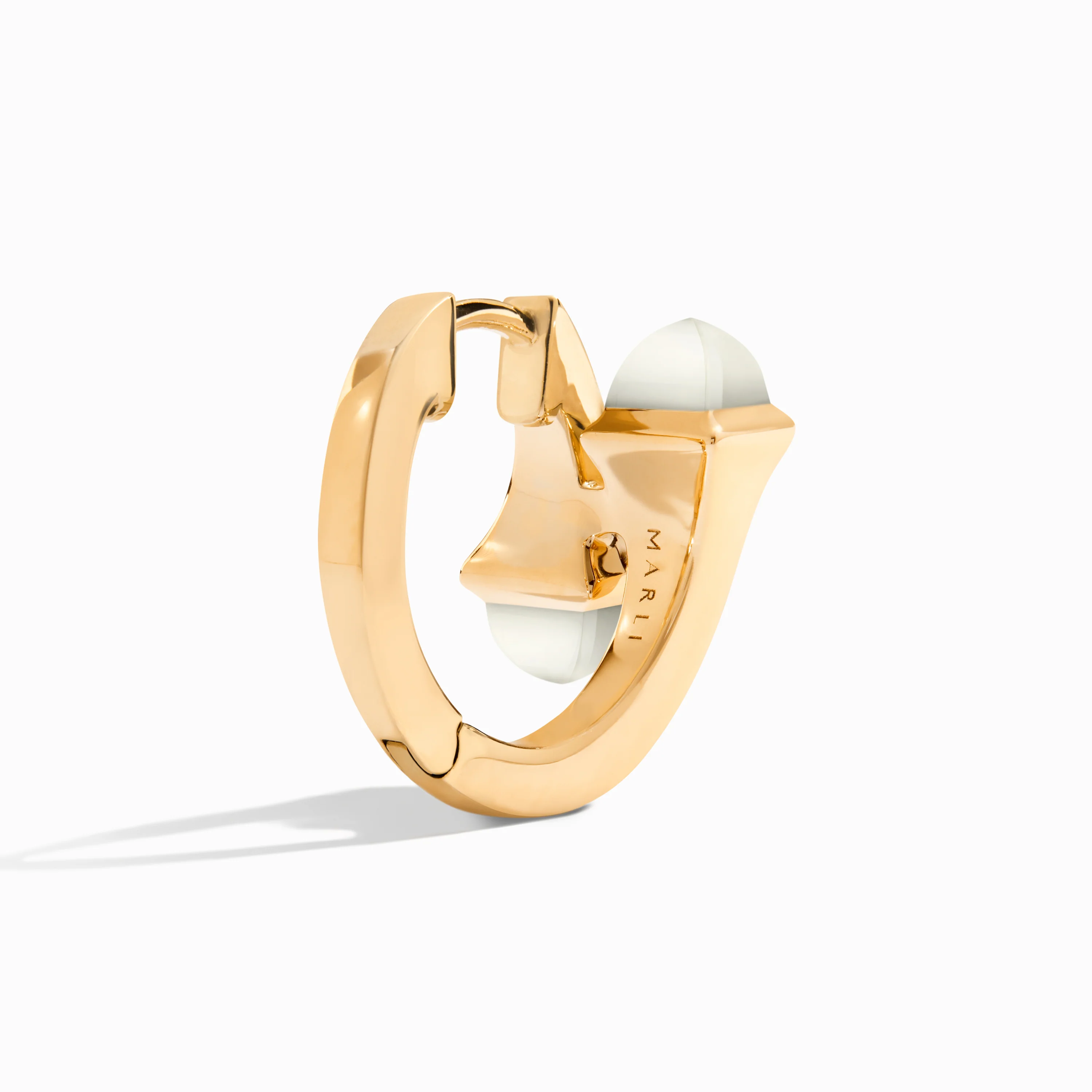 Cleo Diamond Huggie Earrings - Image 15