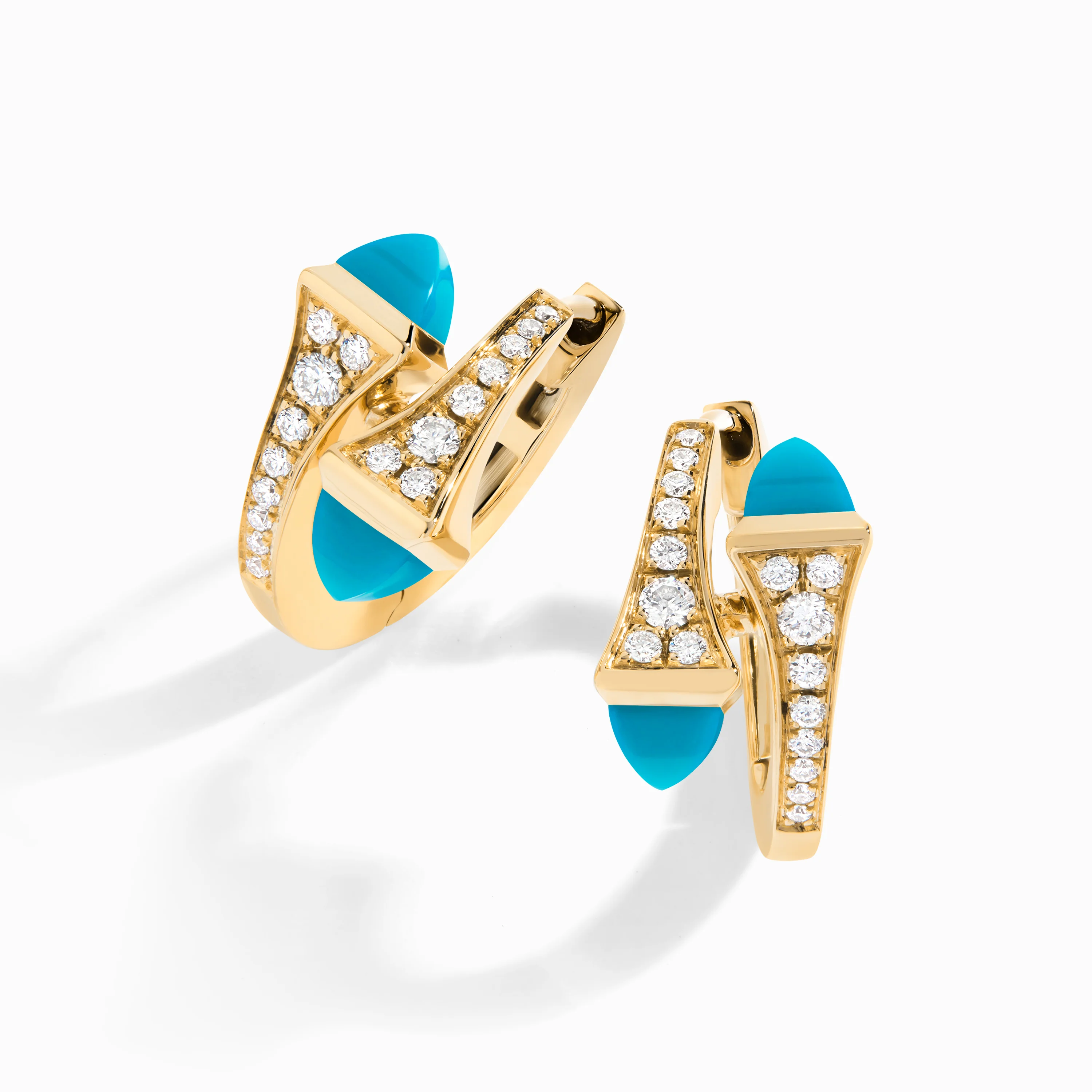 Cleo Diamond Huggie Earrings - Image 28