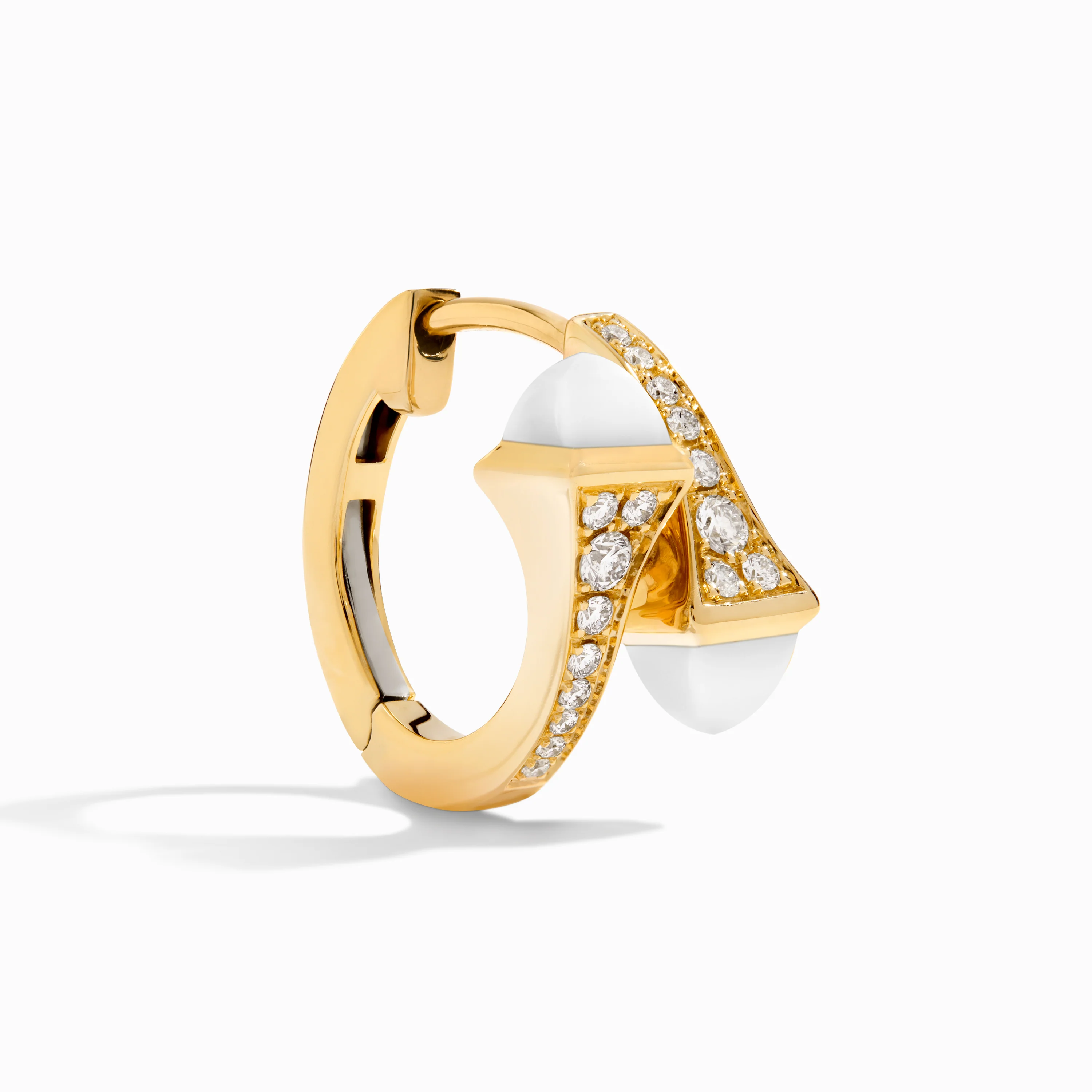 Cleo Diamond Huggie Earrings - Image 33