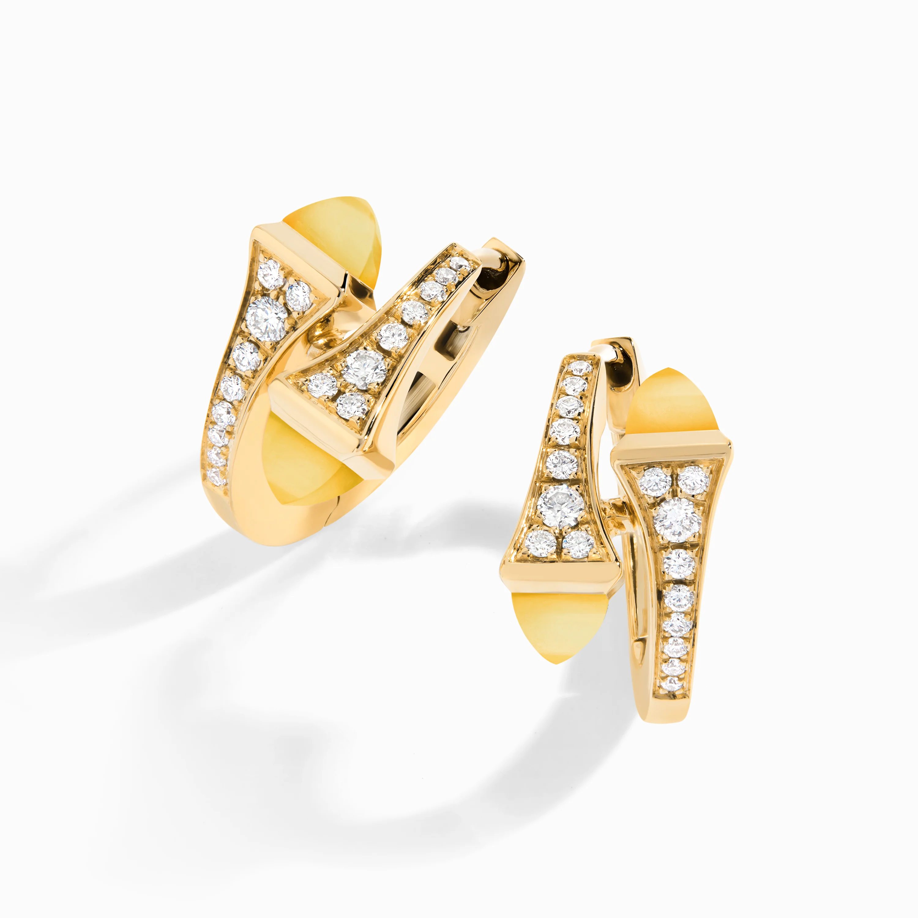 Cleo Diamond Huggie Earrings - Image 35
