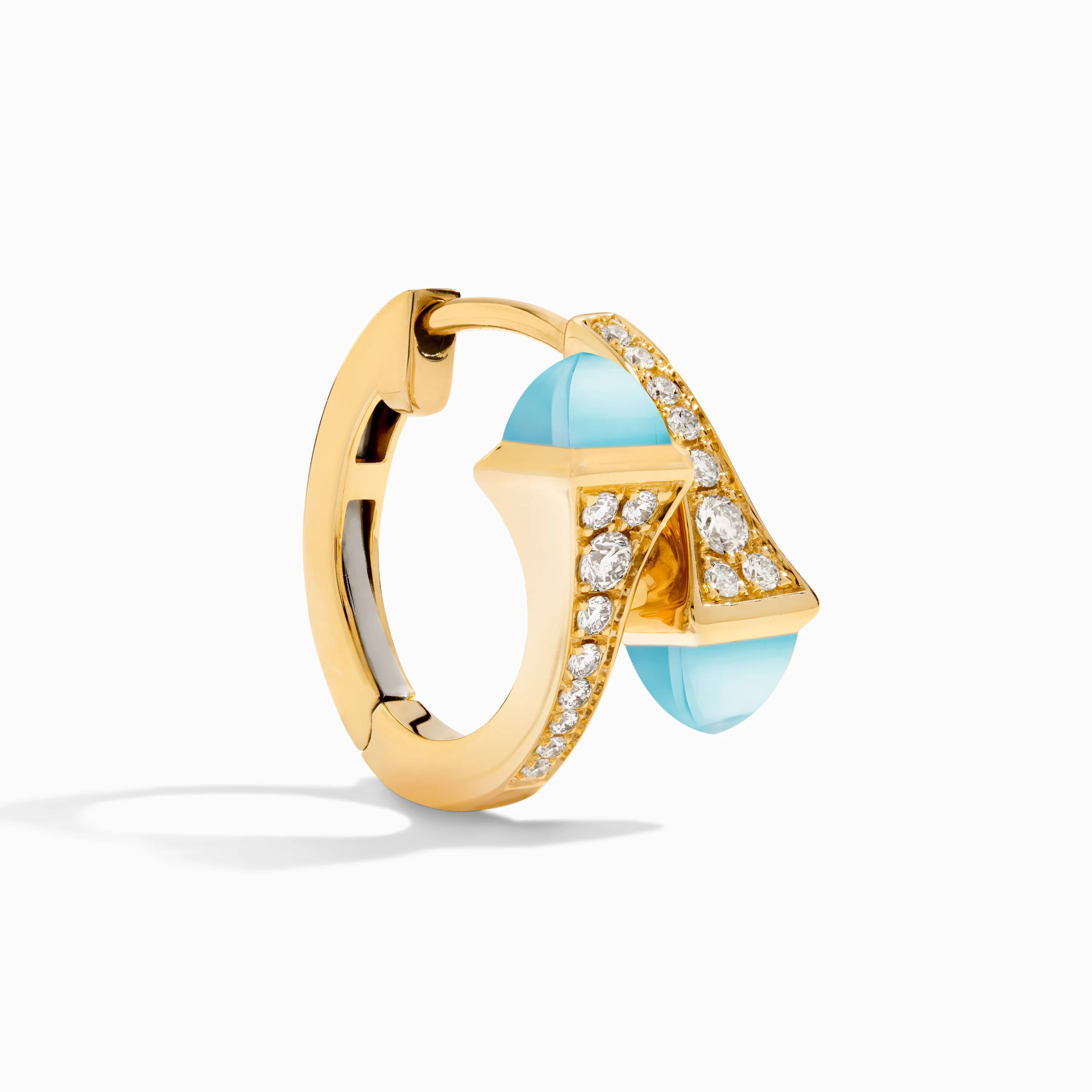 Cleo Diamond Huggie Earrings - Image 5