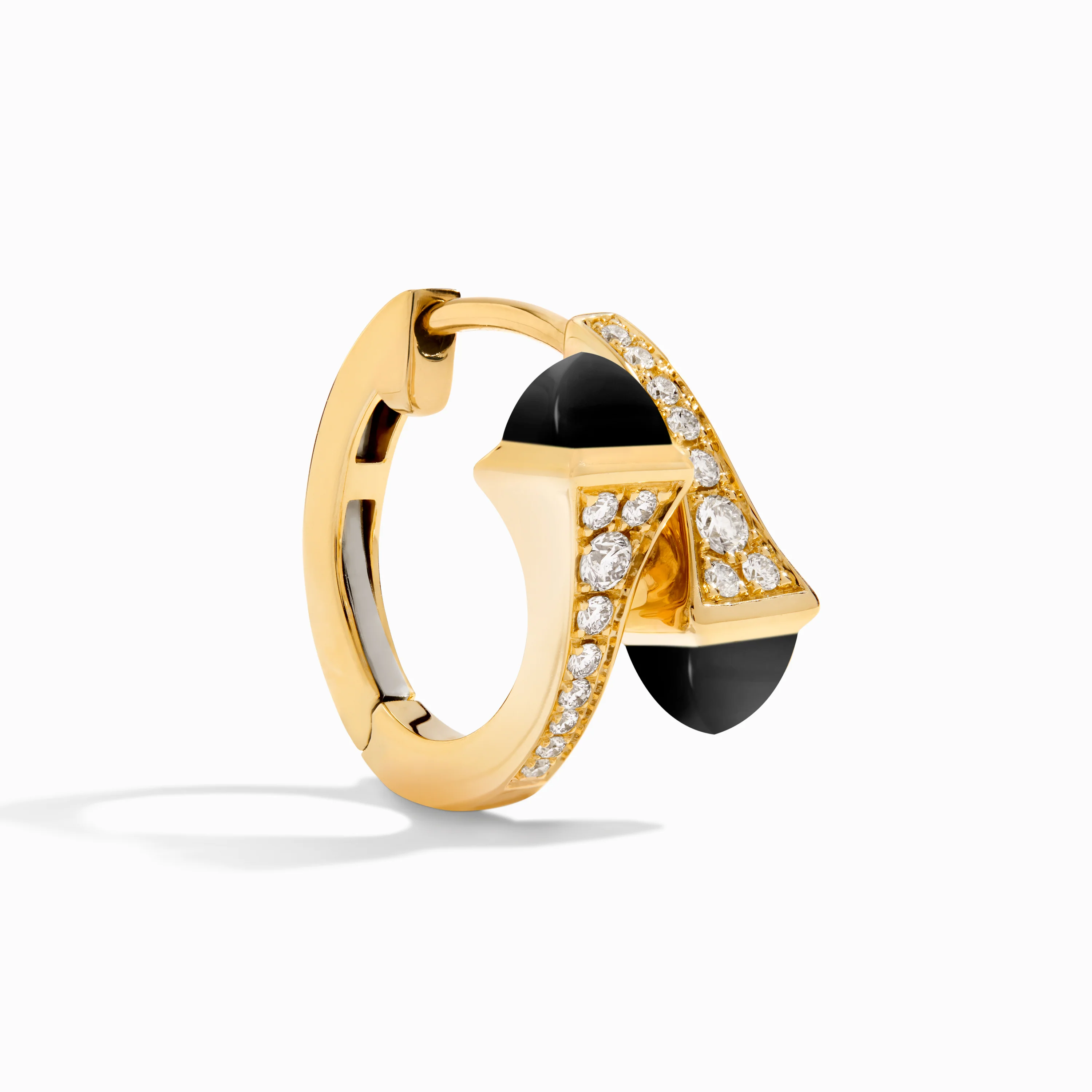 Cleo Diamond Huggie Earrings - Image 8