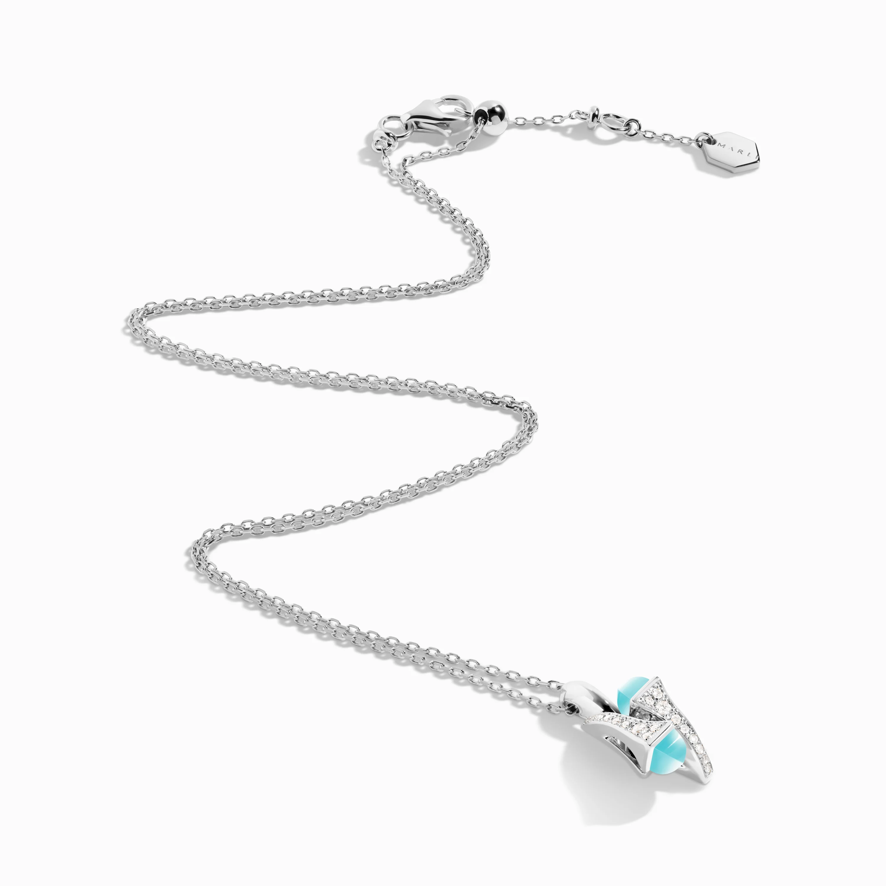 Cleo Diamond Huggie Pendant - Image 4