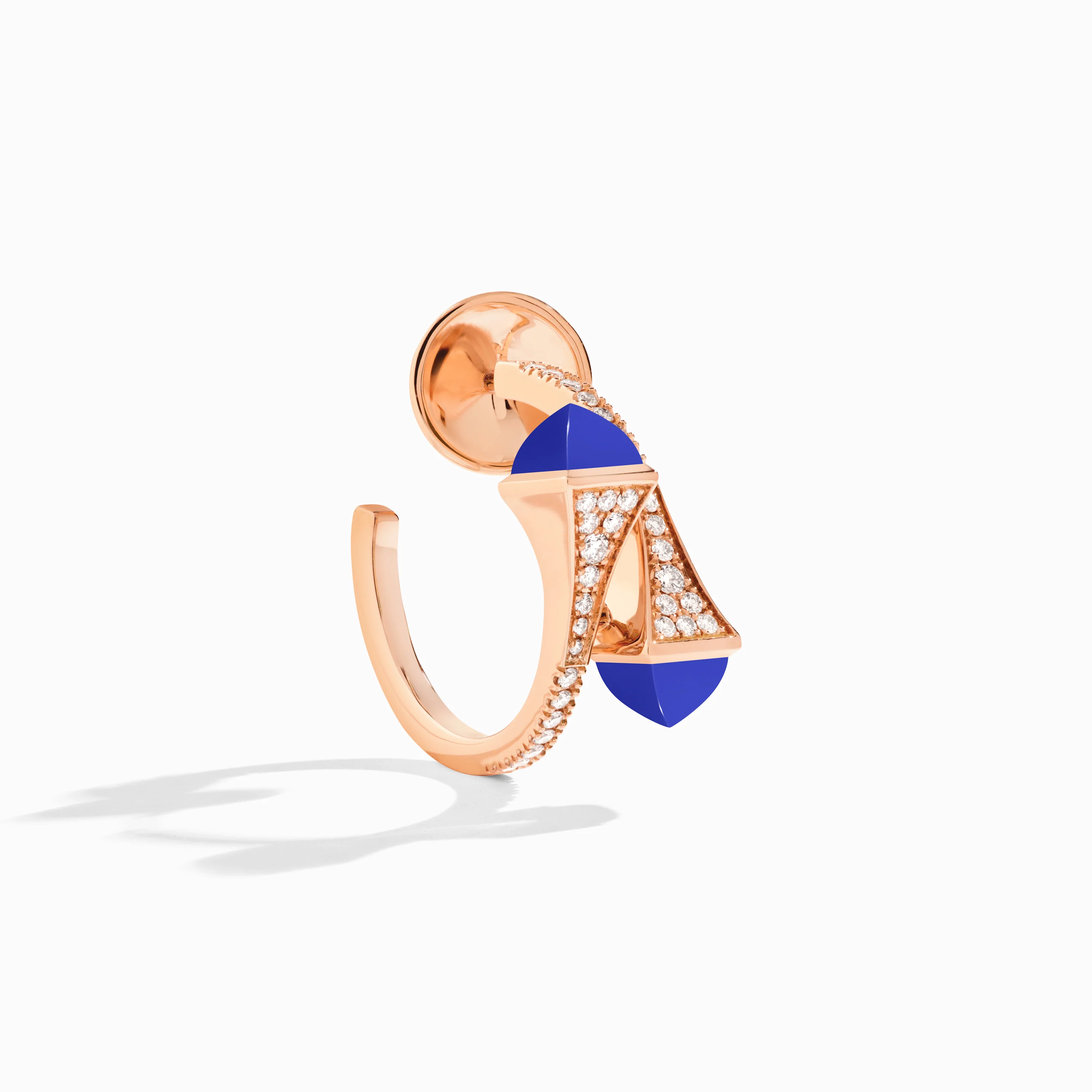 Cleo Diamond Open Hoop Earrings - Image 21