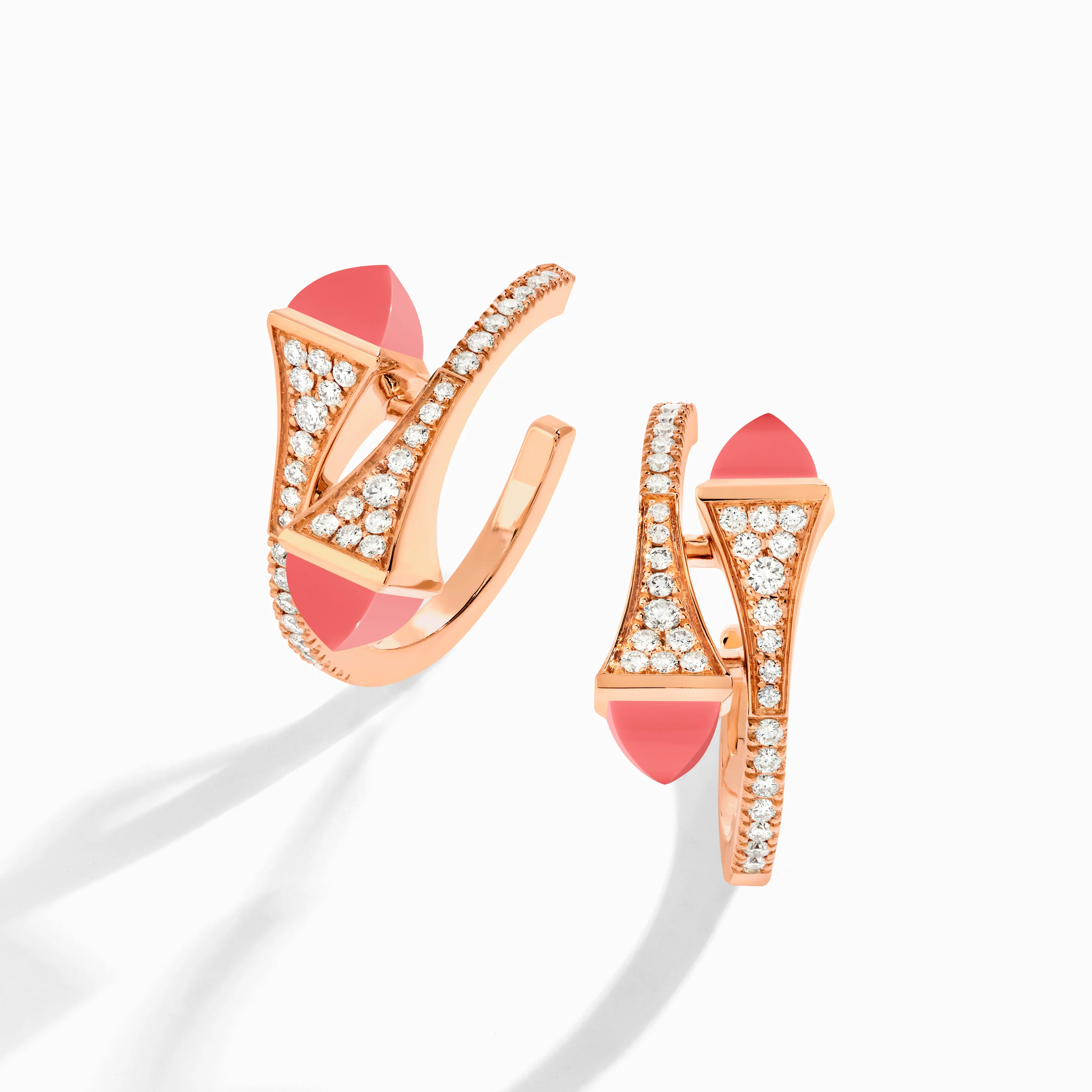 Cleo Diamond Open Hoop Earrings - Image 23