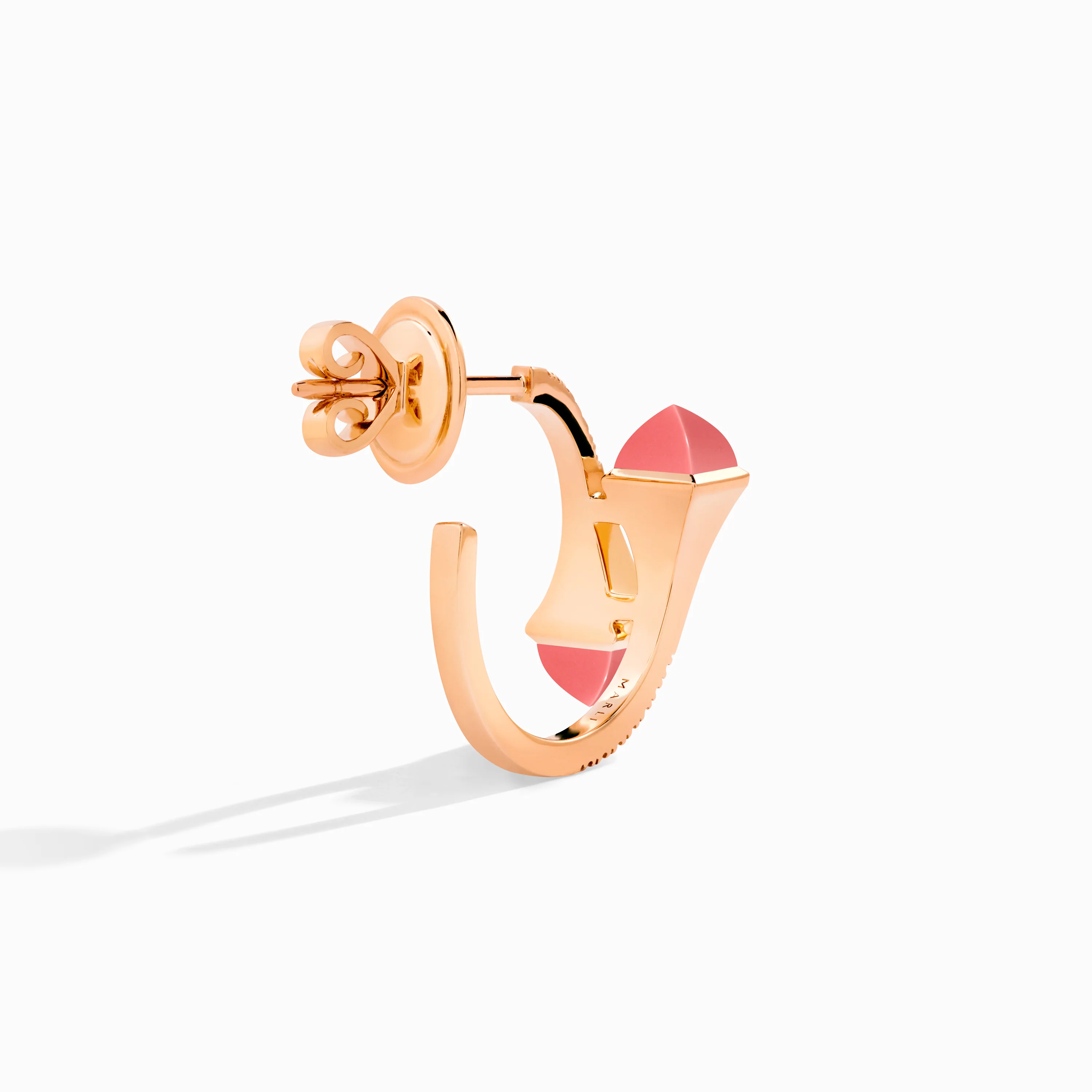 Cleo Diamond Open Hoop Earrings - Image 25
