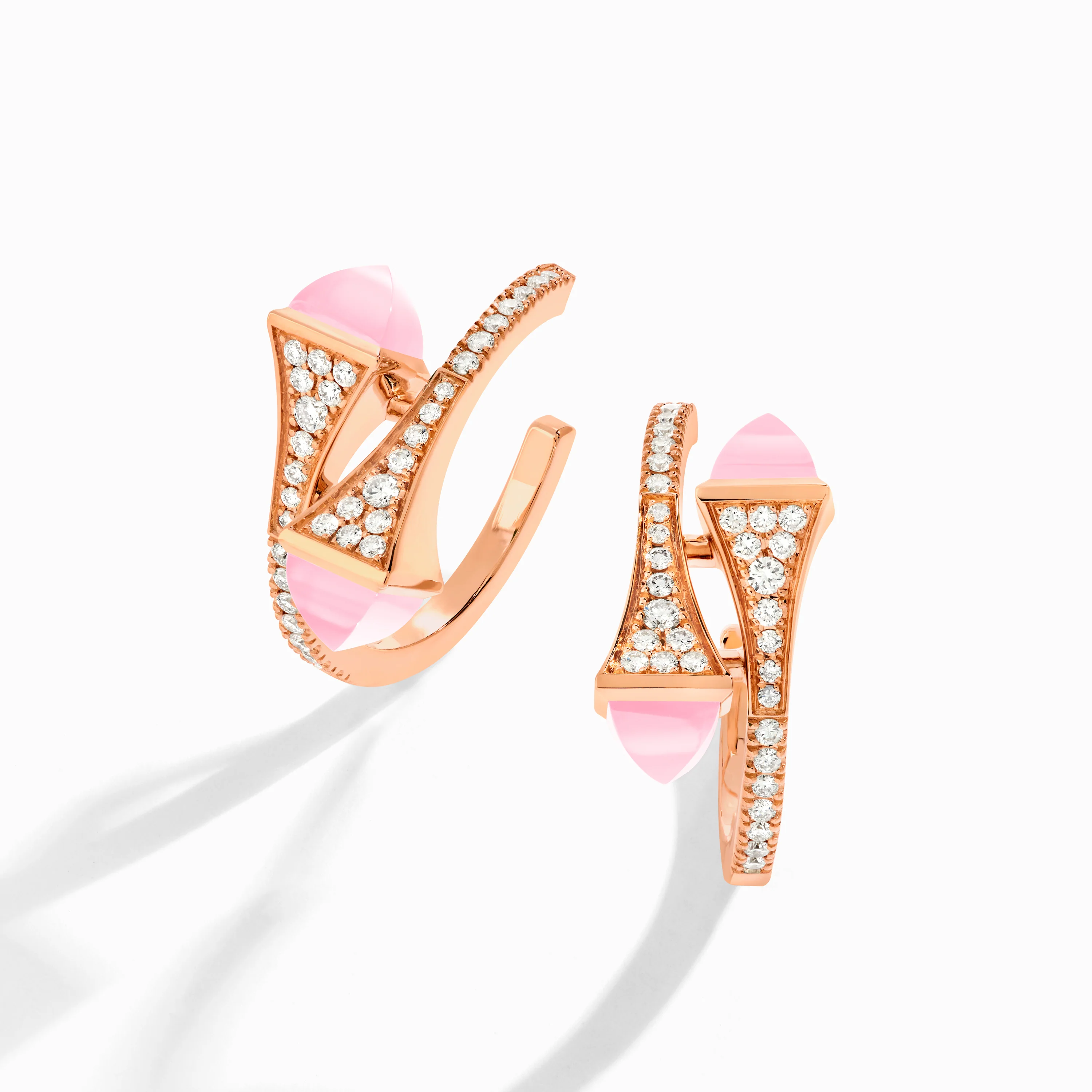 Cleo Diamond Open Hoop Earrings - Image 26
