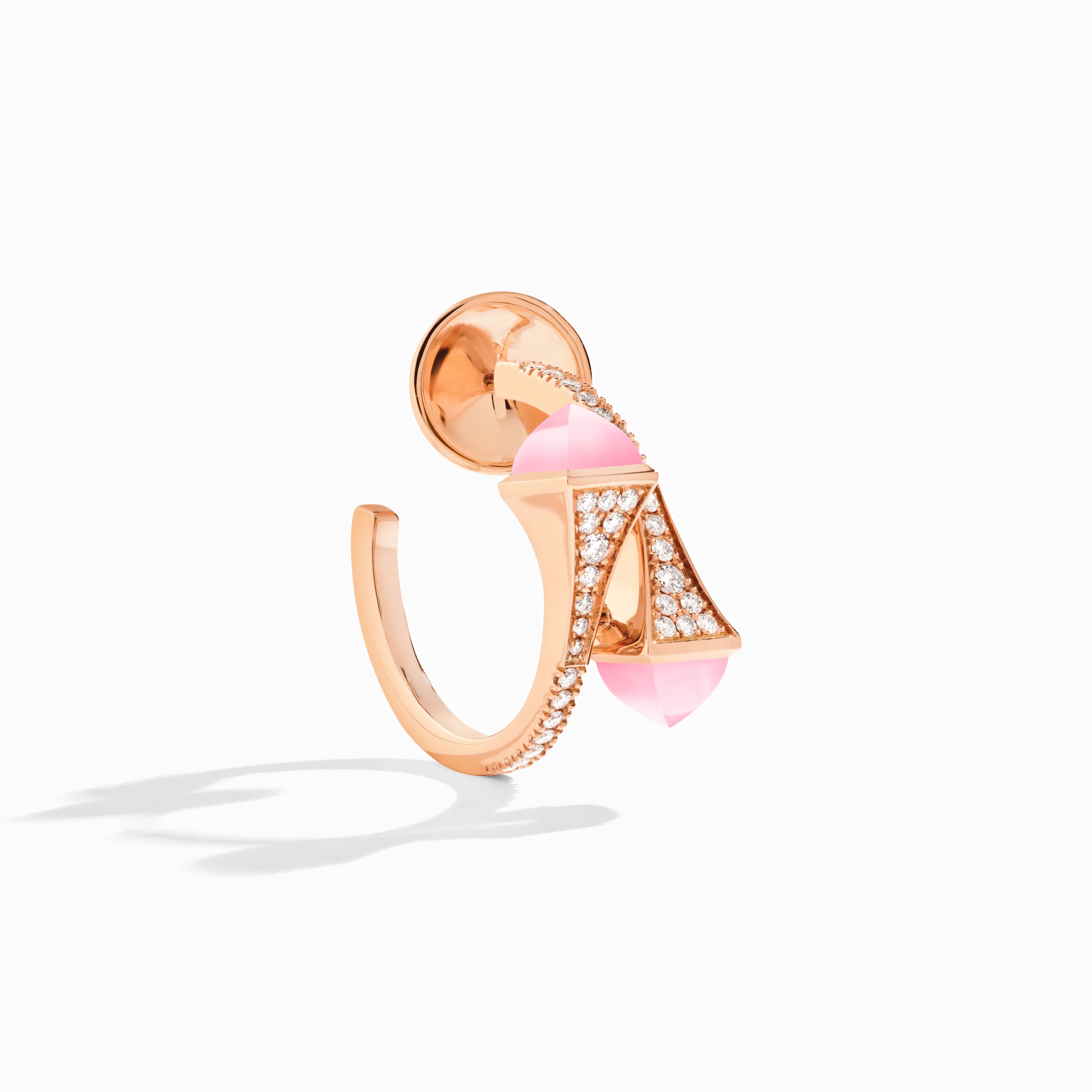 Cleo Diamond Open Hoop Earrings - Image 27
