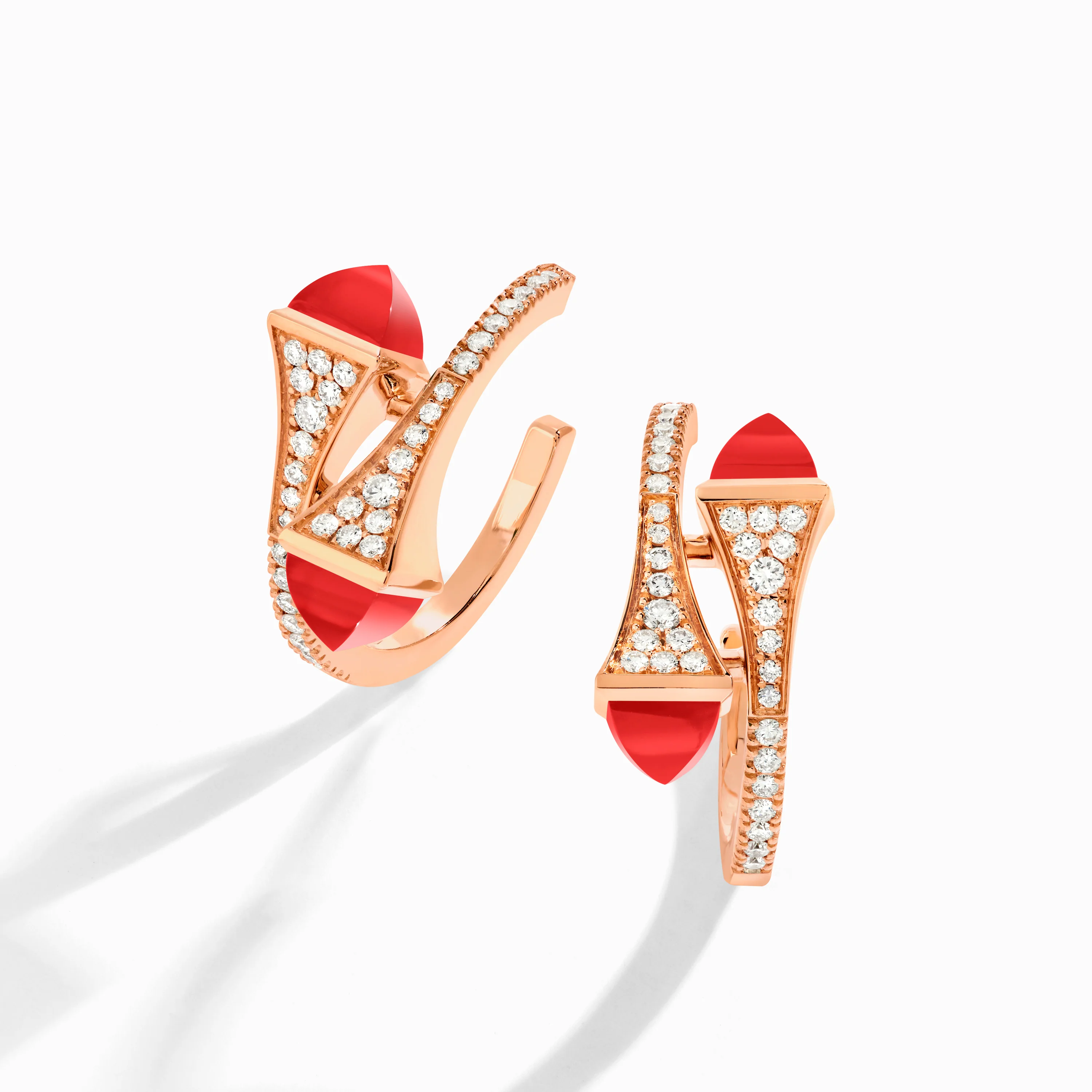 Cleo Diamond Open Hoop Earrings - Image 29