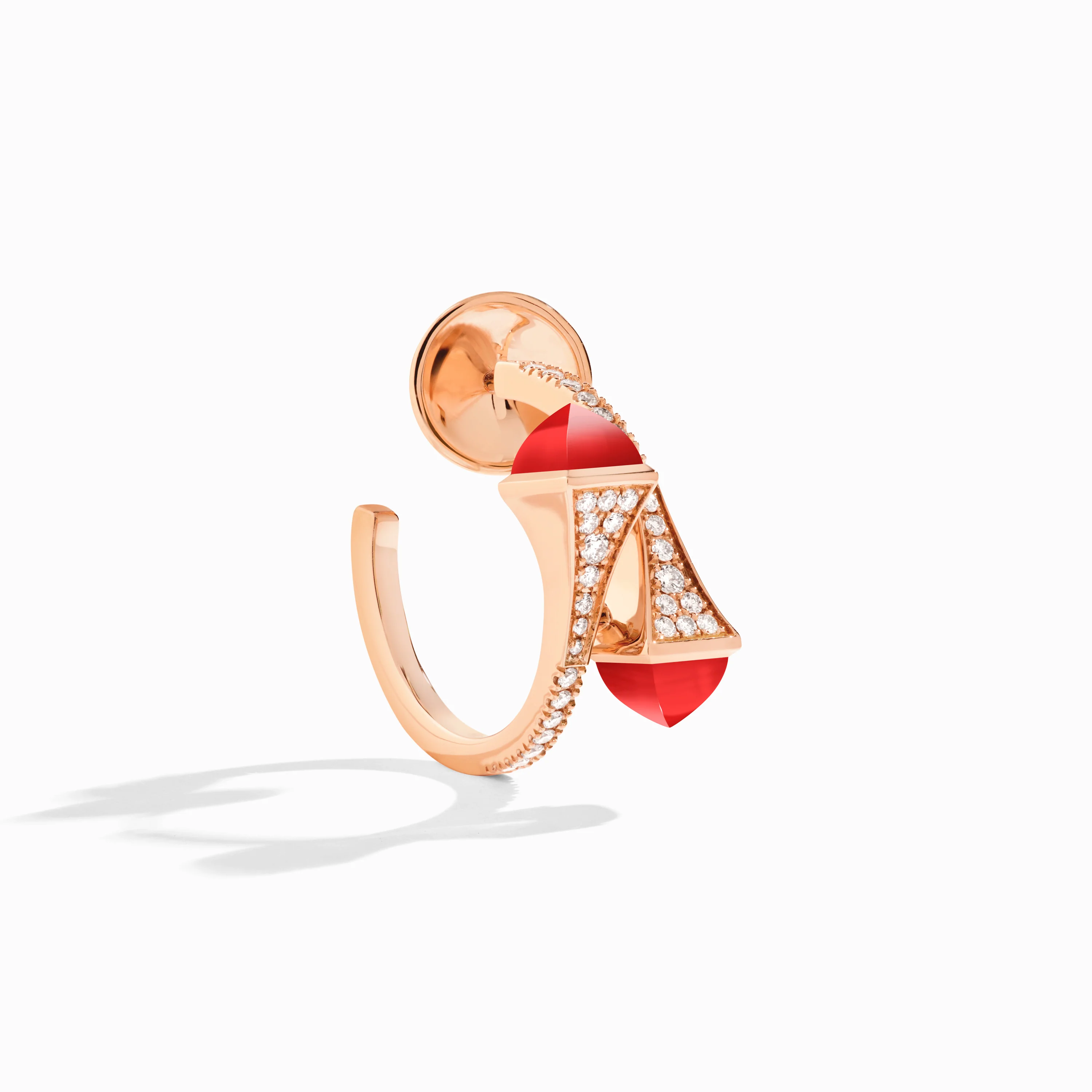 Cleo Diamond Open Hoop Earrings - Image 30