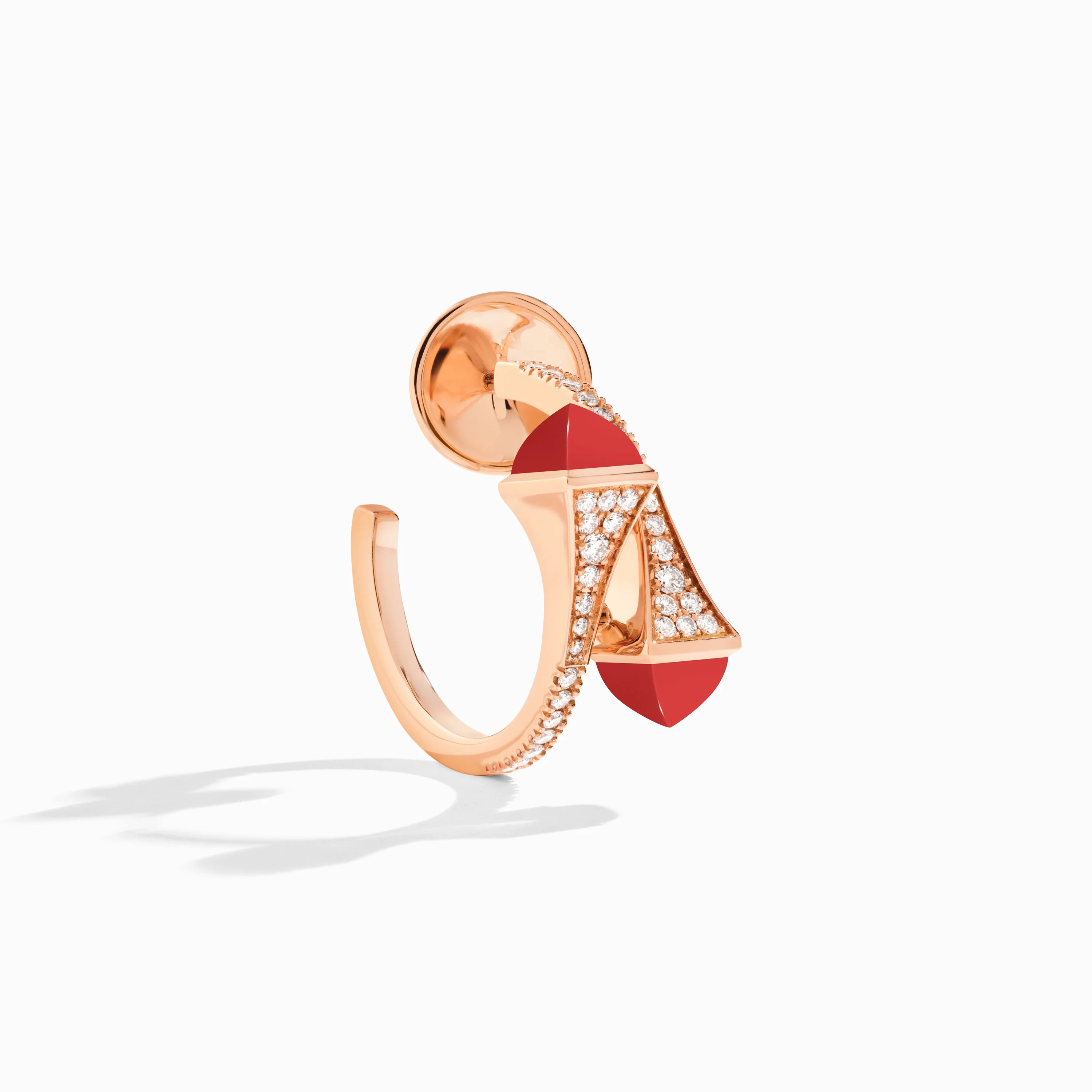 Cleo Diamond Open Hoop Earrings - Image 33