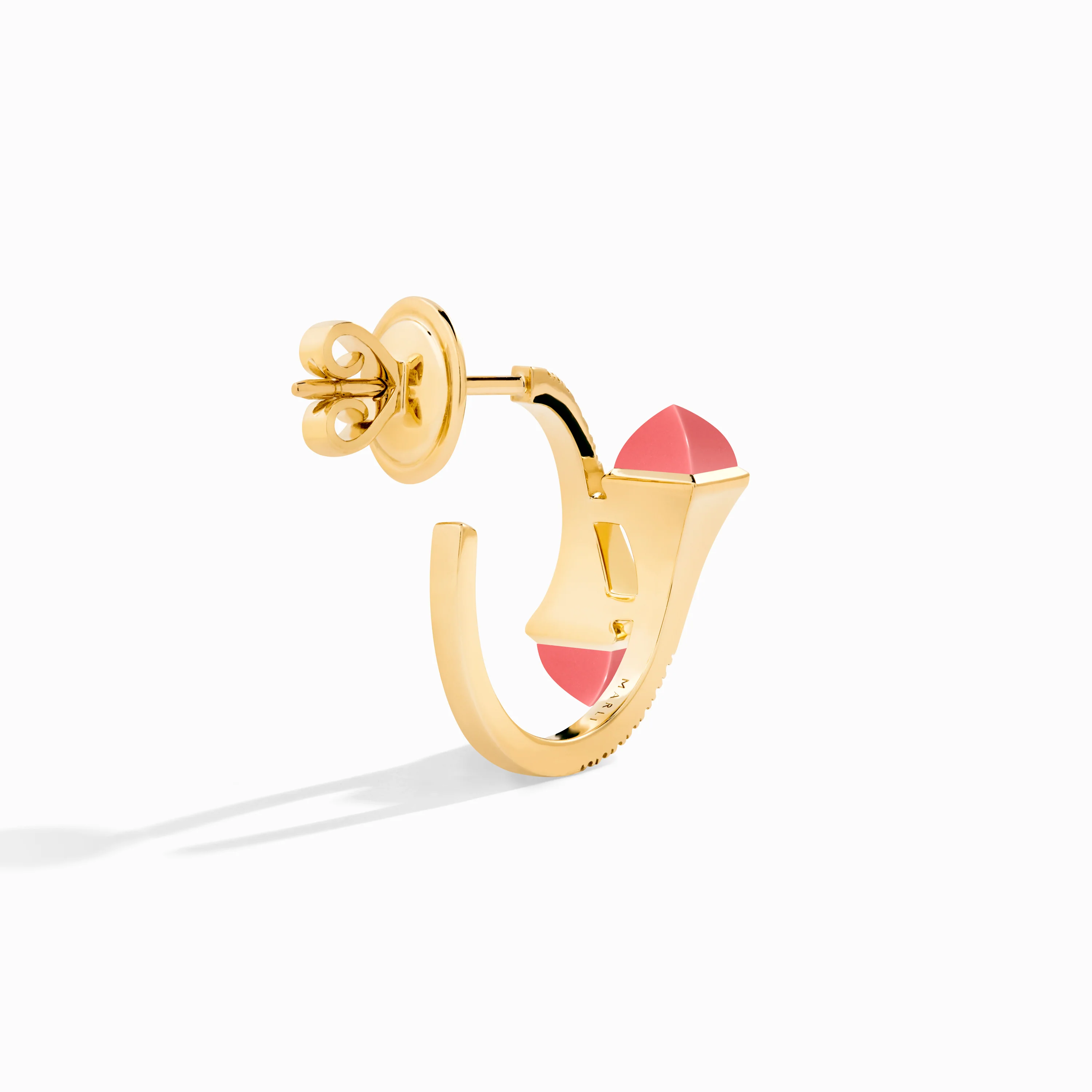 Cleo Diamond Open Hoop Earrings - Image 19