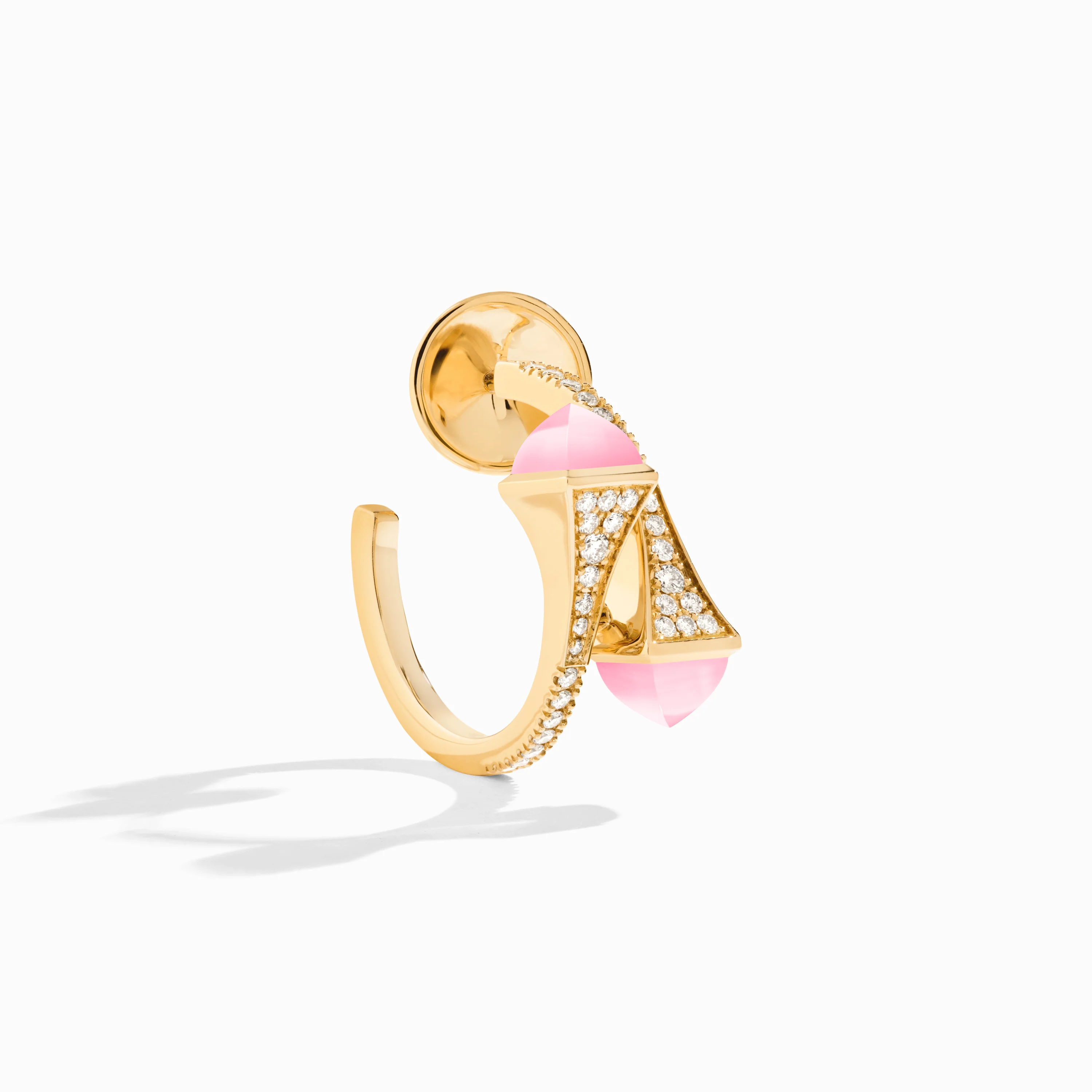 Cleo Diamond Open Hoop Earrings - Image 21