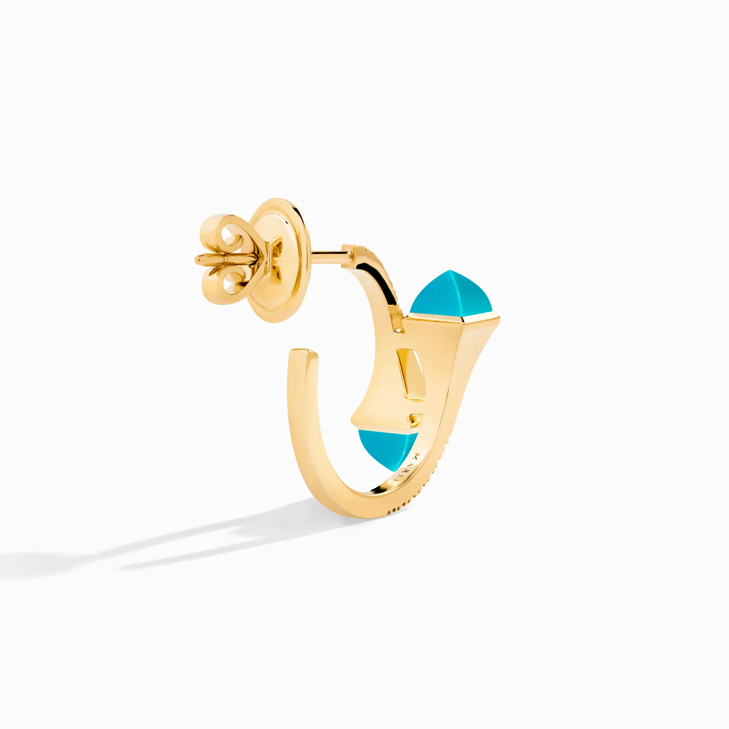 Cleo Diamond Open Hoop Earrings - Image 25