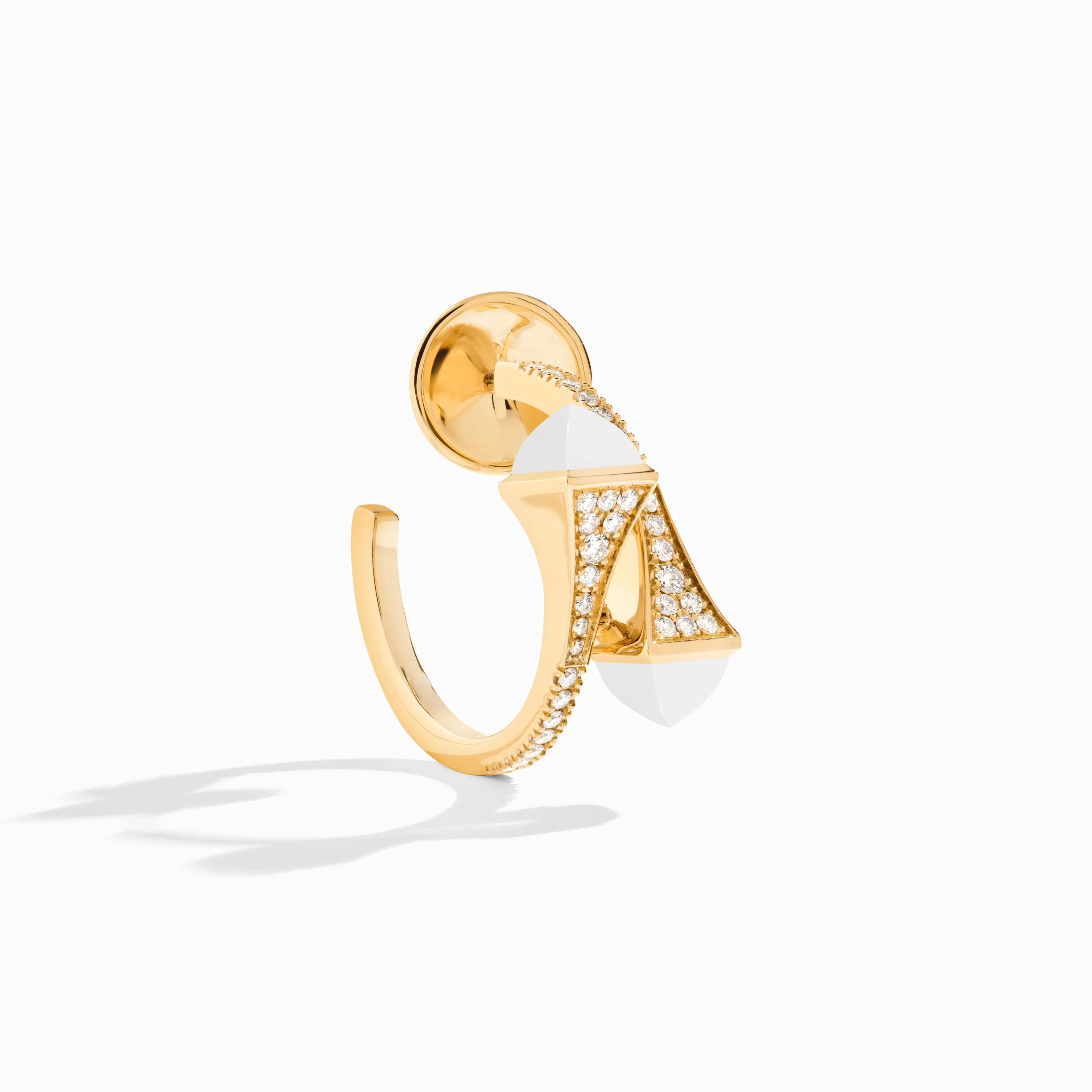 Cleo Diamond Open Hoop Earrings - Image 27