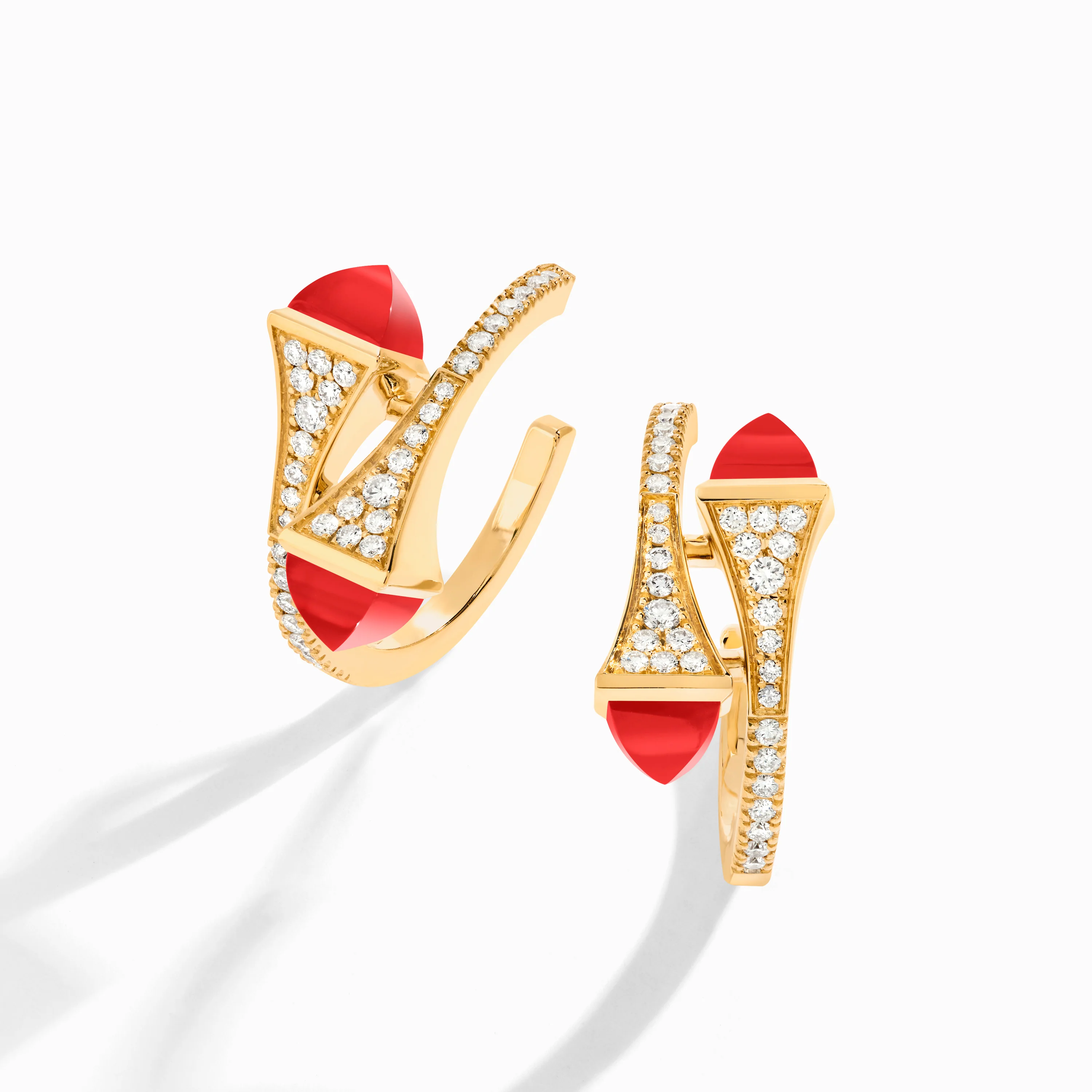 Cleo Diamond Open Hoop Earrings - Image 29