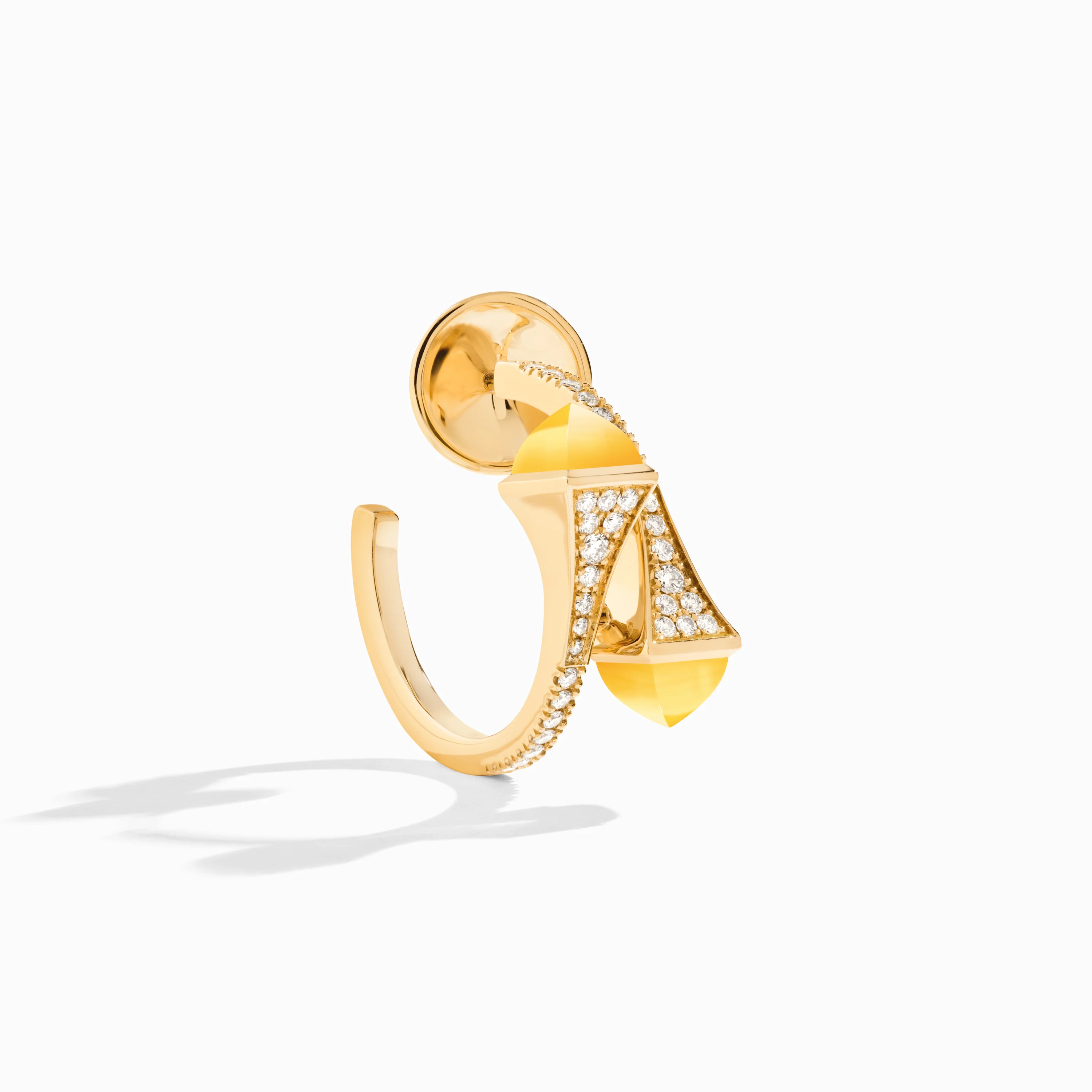 Cleo Diamond Open Hoop Earrings - Image 36