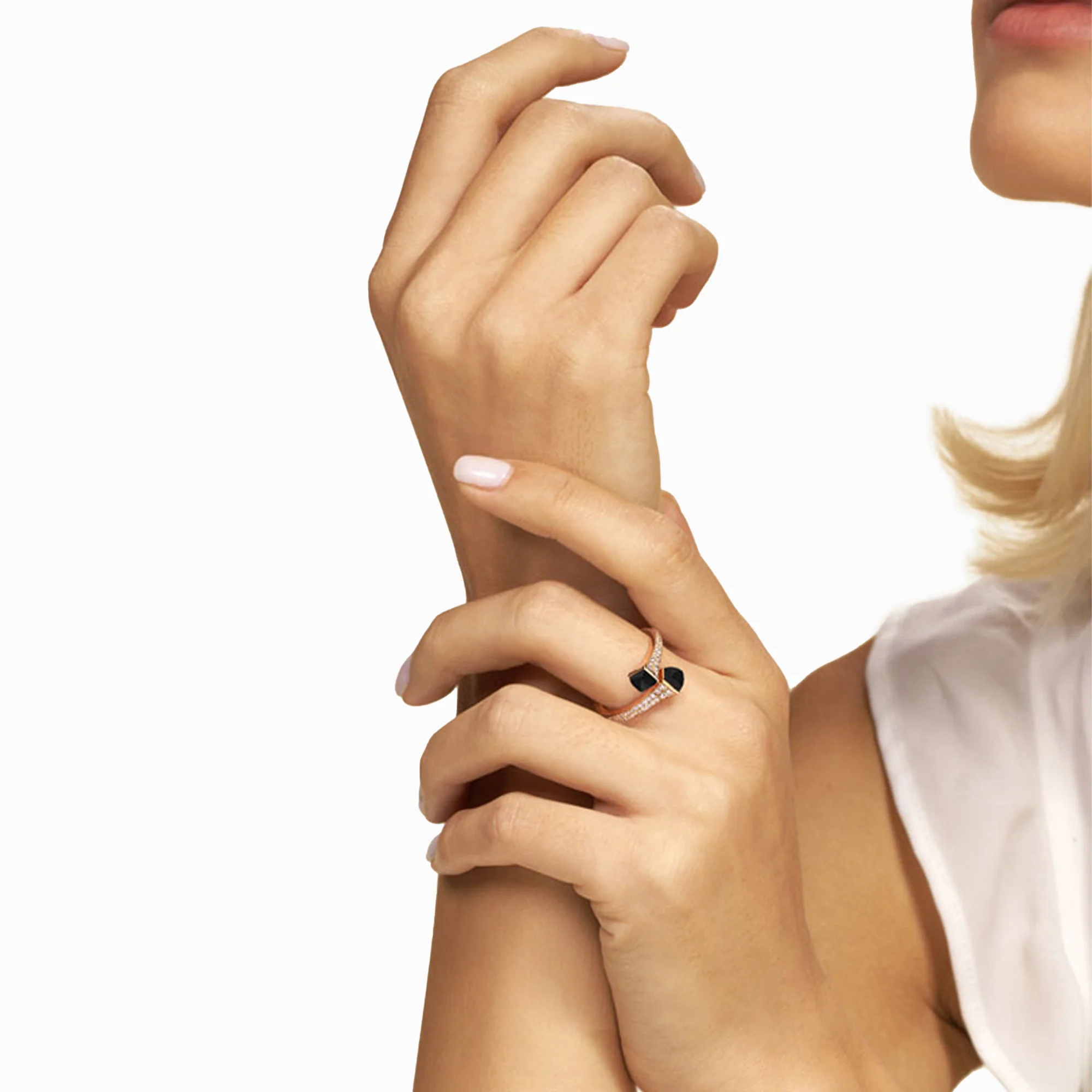 Cleo Diamond Slim Ring - Image 5